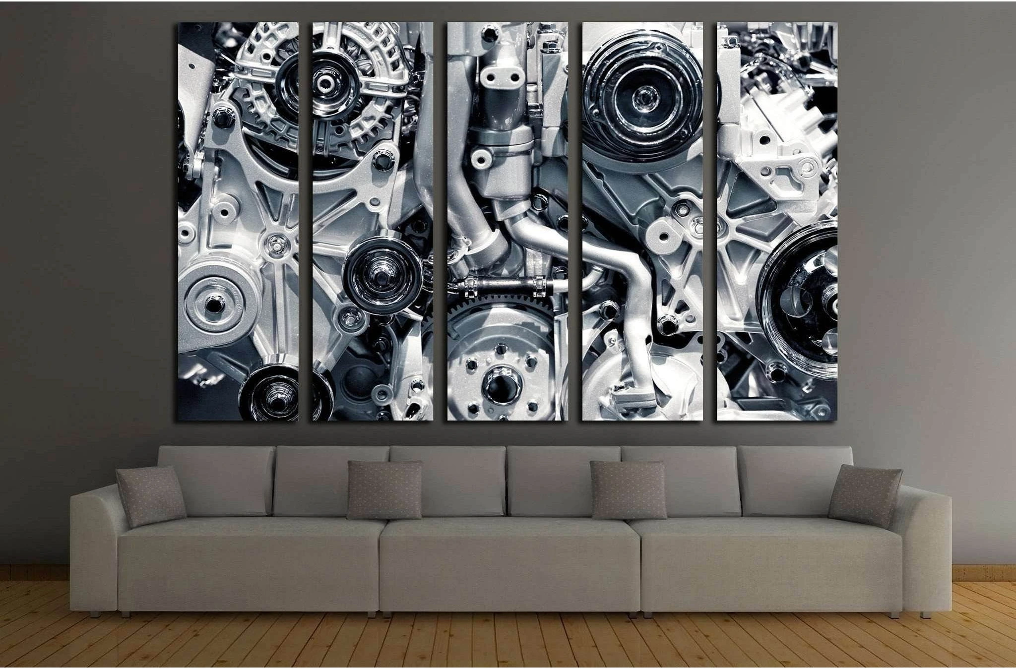Gas Engine №139 Ready to Hang Canvas Print - Zellart Canvas Prints ALL_Products, wd-139