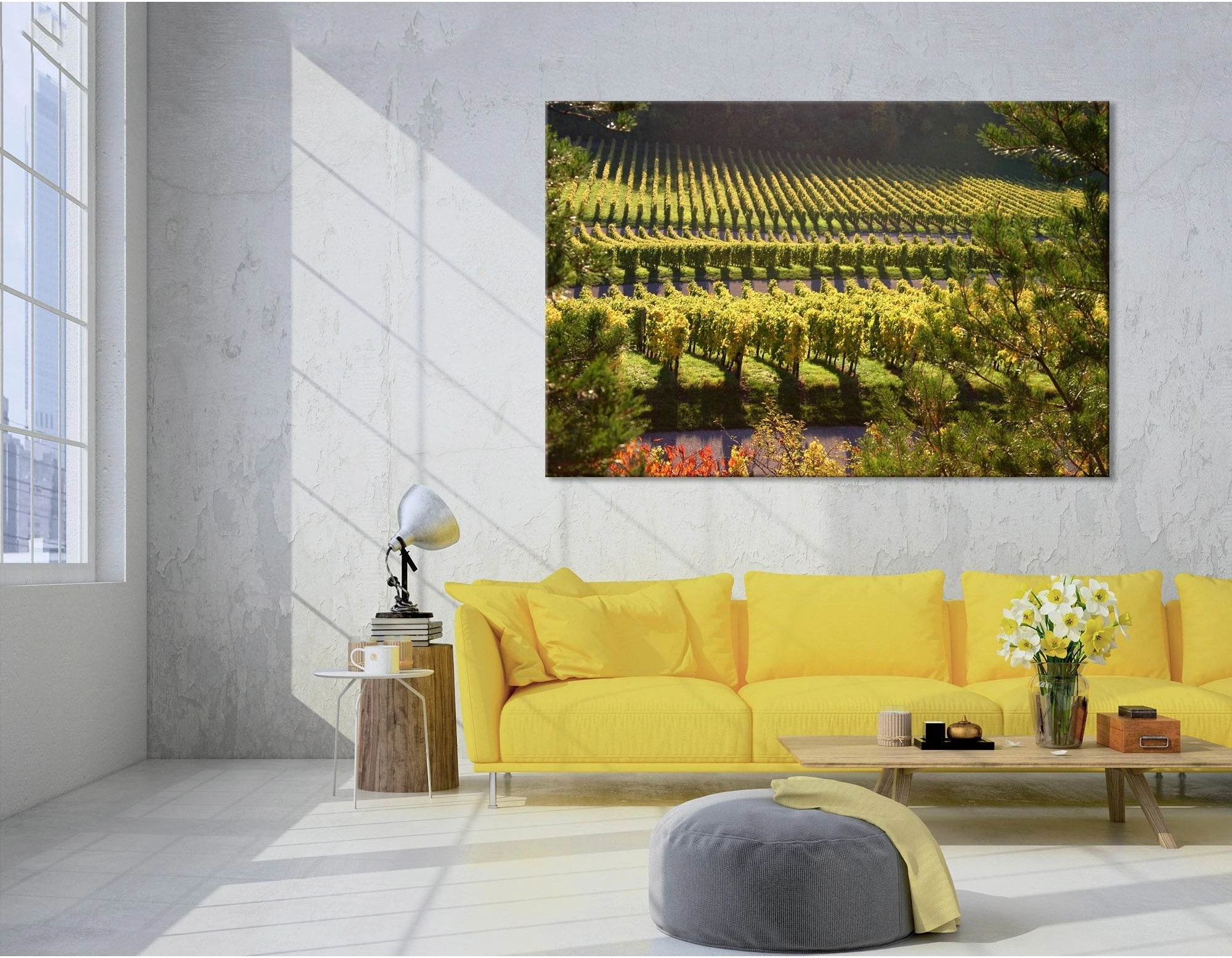 German Vineyard №04208 Ready to Hang Canvas Print - Zellart Canvas Prints ALL_Products