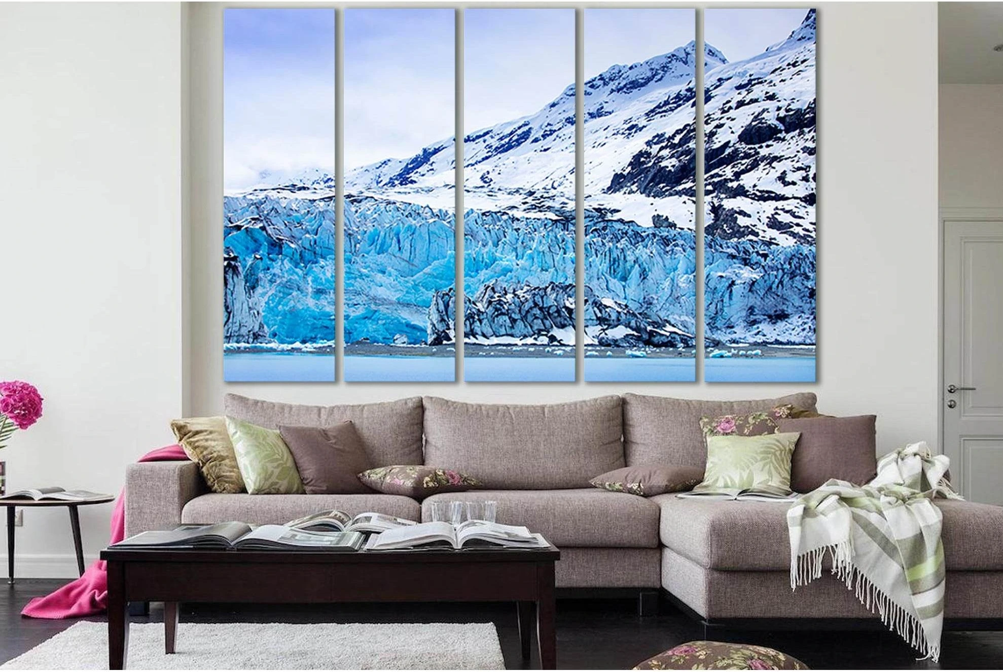 Glacier Bay National Park №SL1307 Ready to Hang Canvas Print - Zellart Canvas Prints 0new, ALL_Products, Glacials