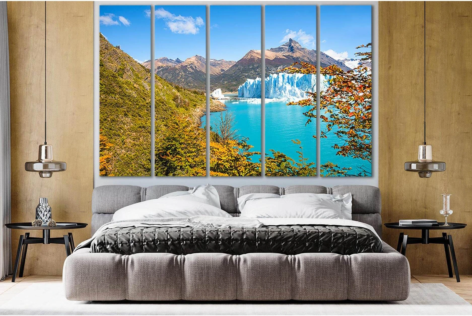 Glacier Perito Moreno In Patagonia №SL1332 Ready to Hang Canvas Print - Zellart Canvas Prints 0new, ALL_Products, Glacials