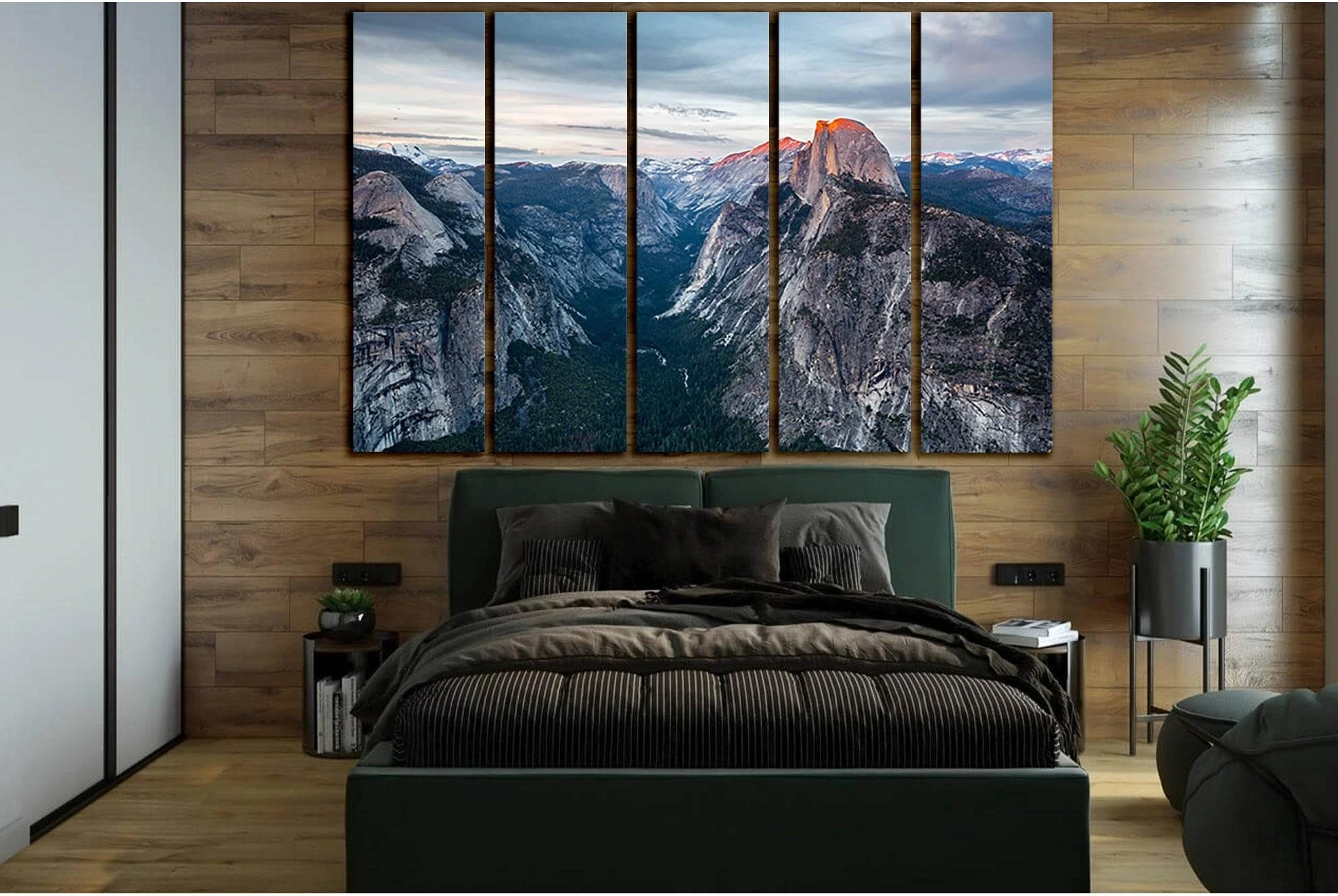 Glacier Point №SL1334 Ready to Hang Canvas Print - Zellart Canvas Prints 0new, ALL_Products, Glacials