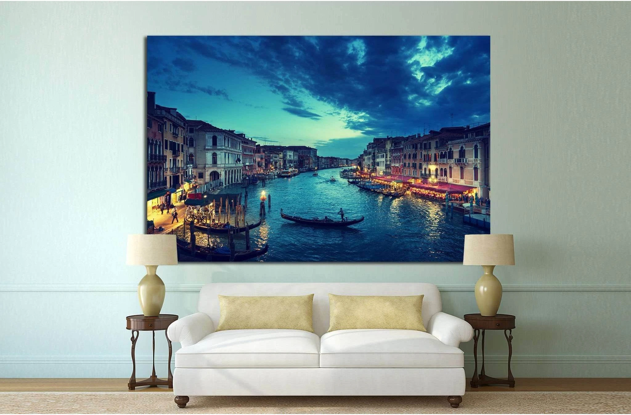 Grand Canal, Venice, Italy №798 Ready to Hang Canvas Print - Zellart Canvas Prints ALL_Products, s-798