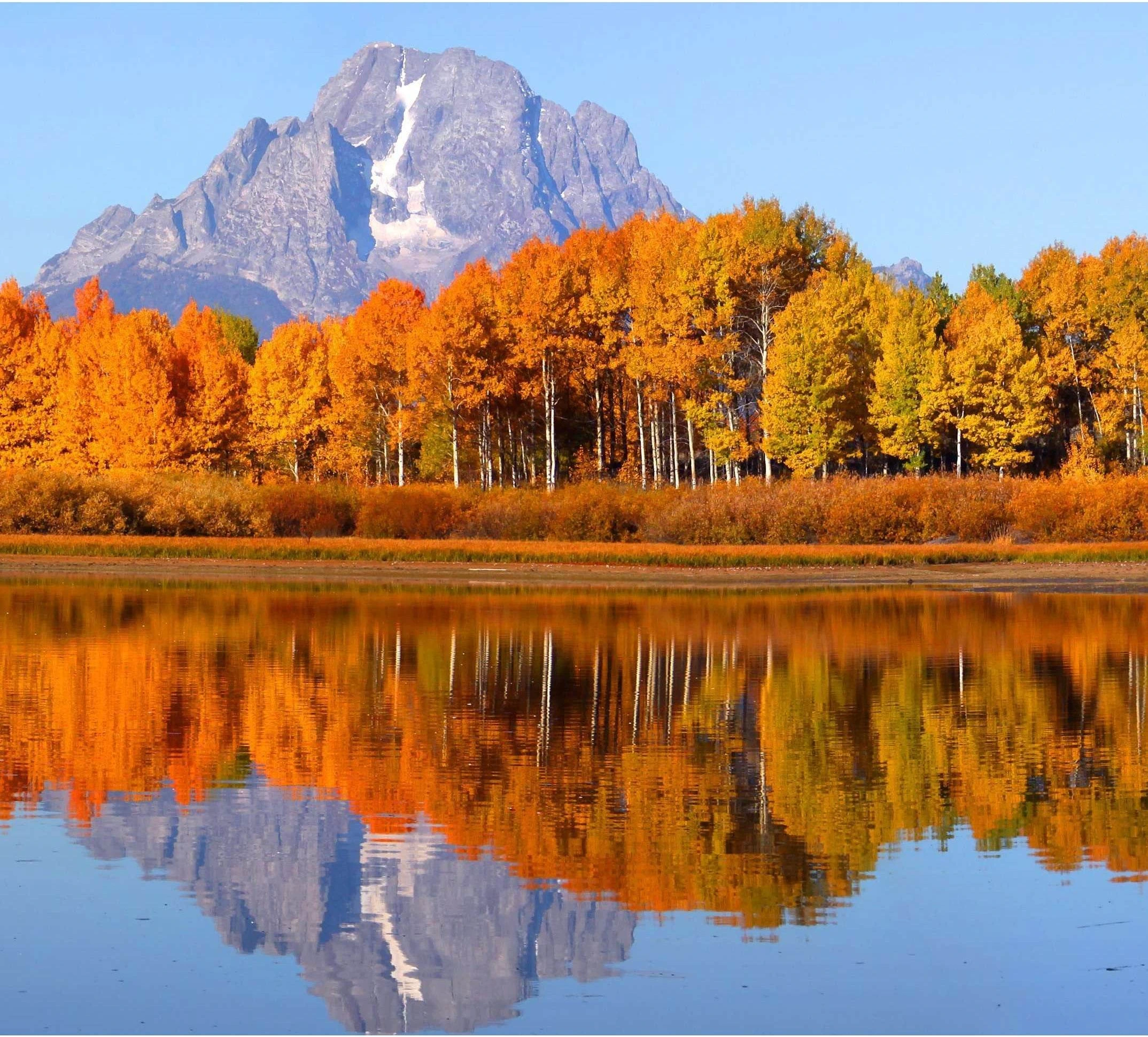 Grand tetons national park Oxbow bend №40 Ready to Hang Canvas Print - Zellart Canvas Prints ALL_Products, s-41