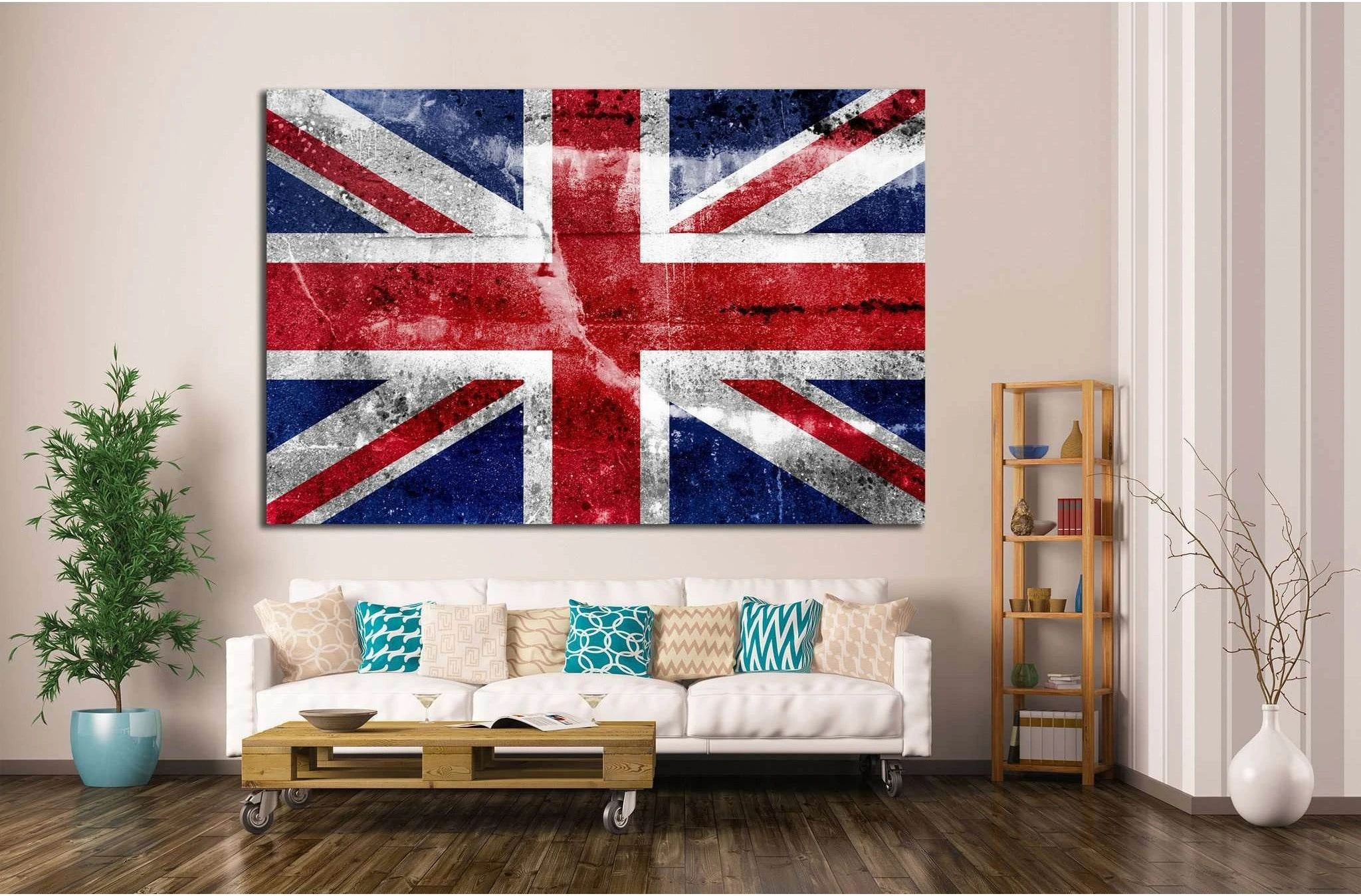 Great Britain №669 Ready to Hang Canvas Print - Zellart Canvas Prints ALL_Products, s-669