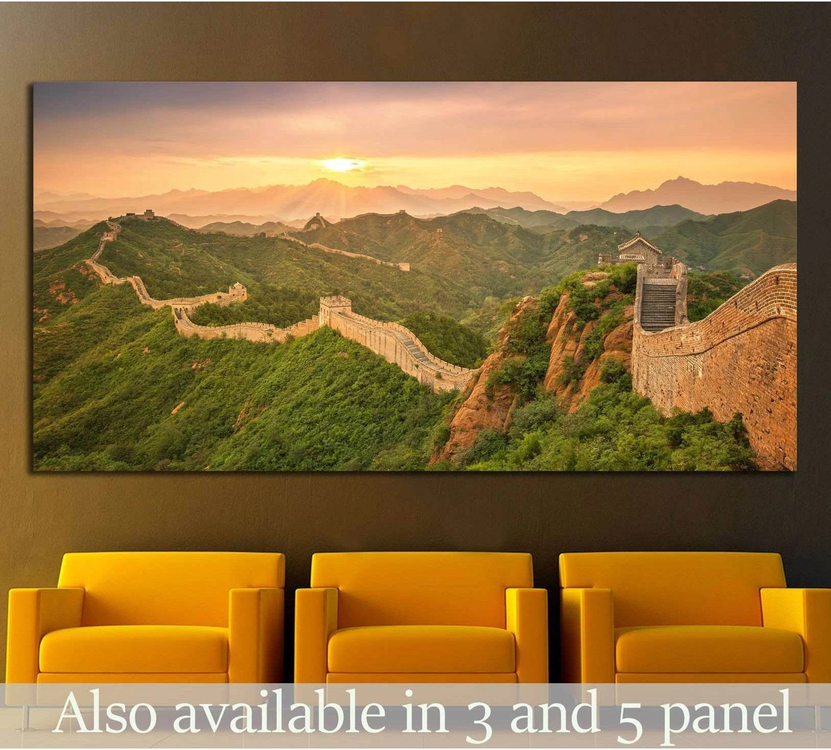 great Wall of China №874 Ready to Hang Canvas Print - Zellart Canvas Prints ALL_Products, s-874