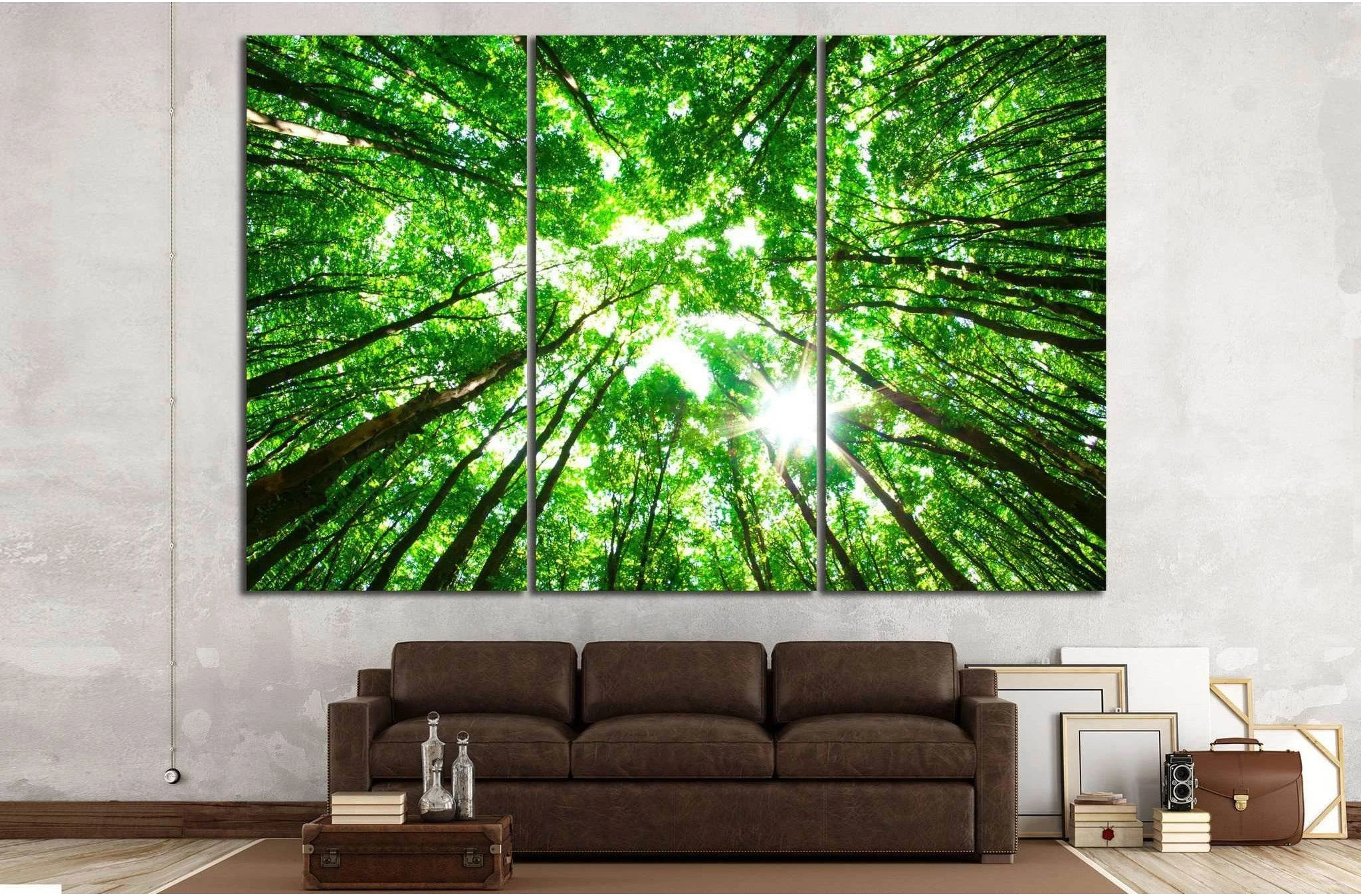 green forest №618 Ready to Hang Canvas Print - Zellart Canvas Prints ALL_Products, s-618