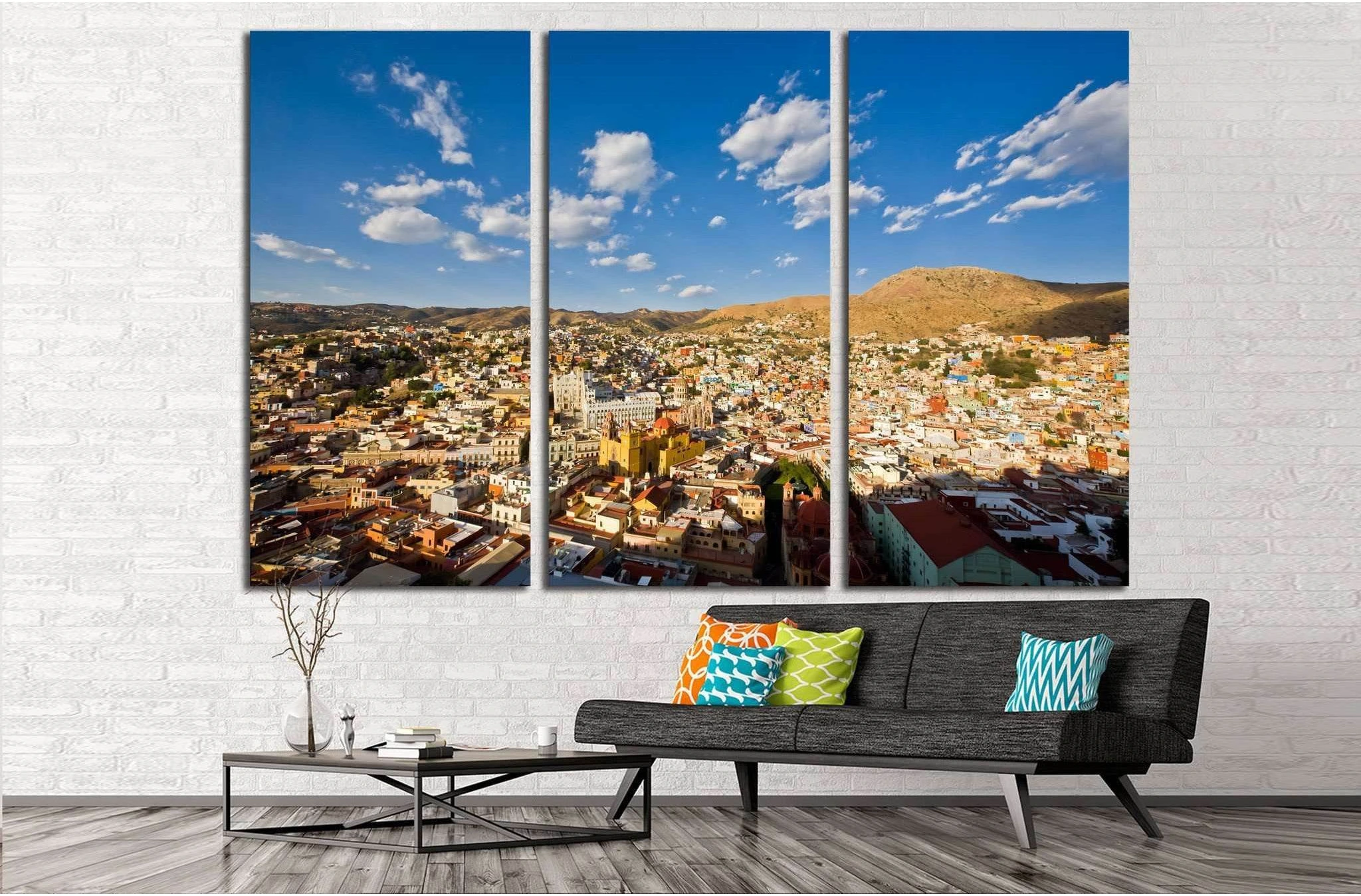 Guanajuato city, Mexico №1162 Ready to Hang Canvas Print - Zellart Canvas Prints ALL_Products, s-1162