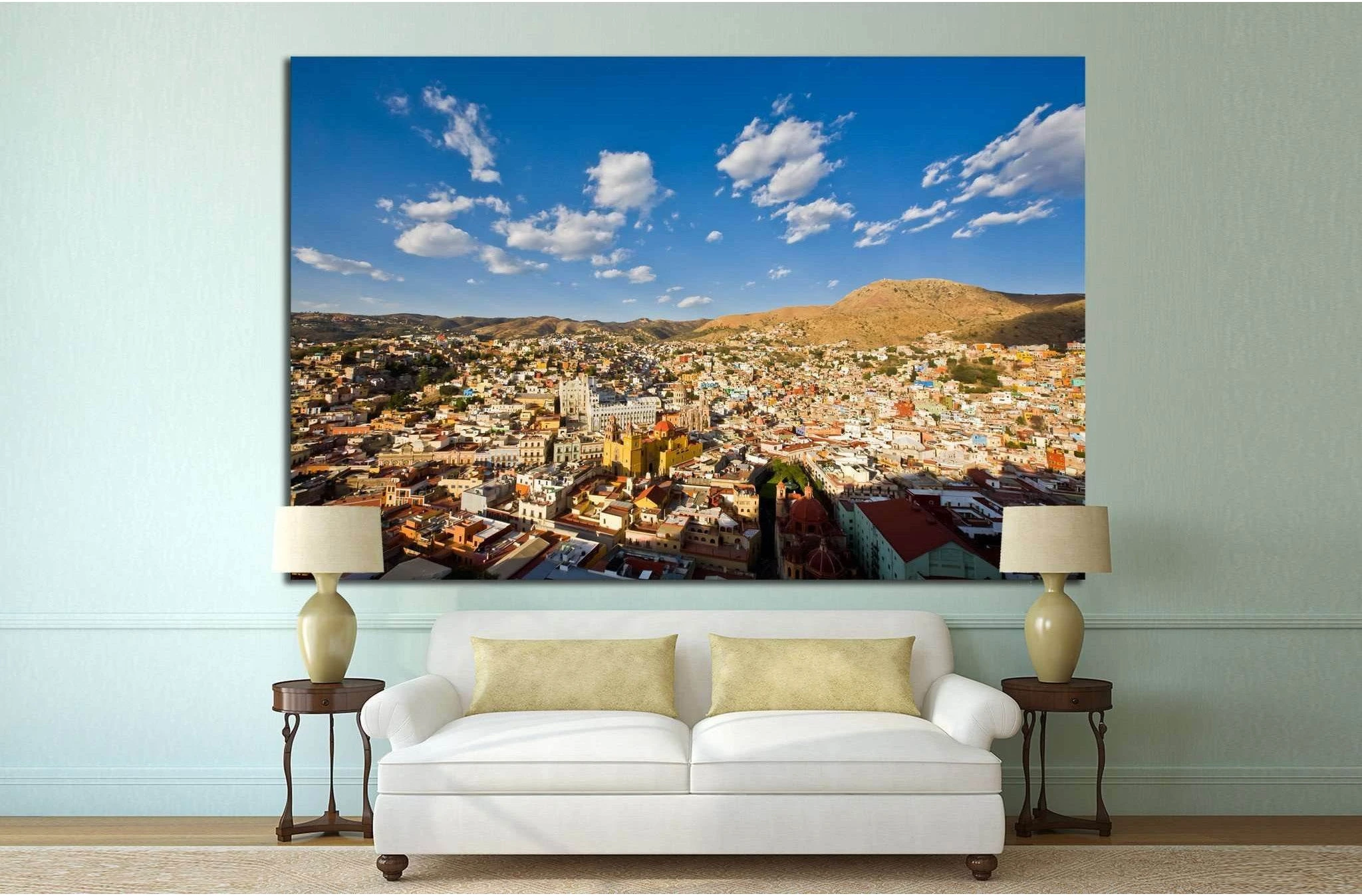 Guanajuato city, Mexico №1162 Ready to Hang Canvas Print - Zellart Canvas Prints ALL_Products, s-1162