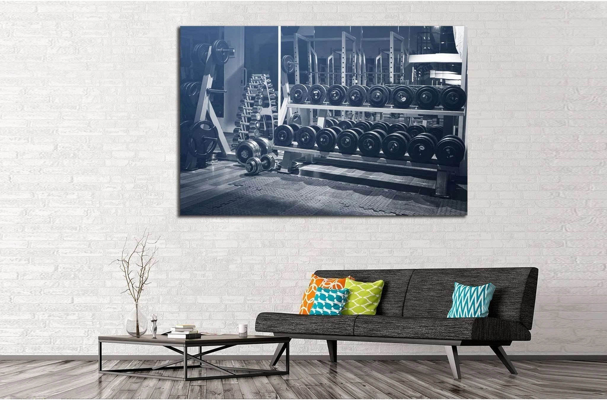 Gym Wall Art №199 Ready to Hang Canvas Print - Zellart Canvas Prints ALL_Products, wd-199