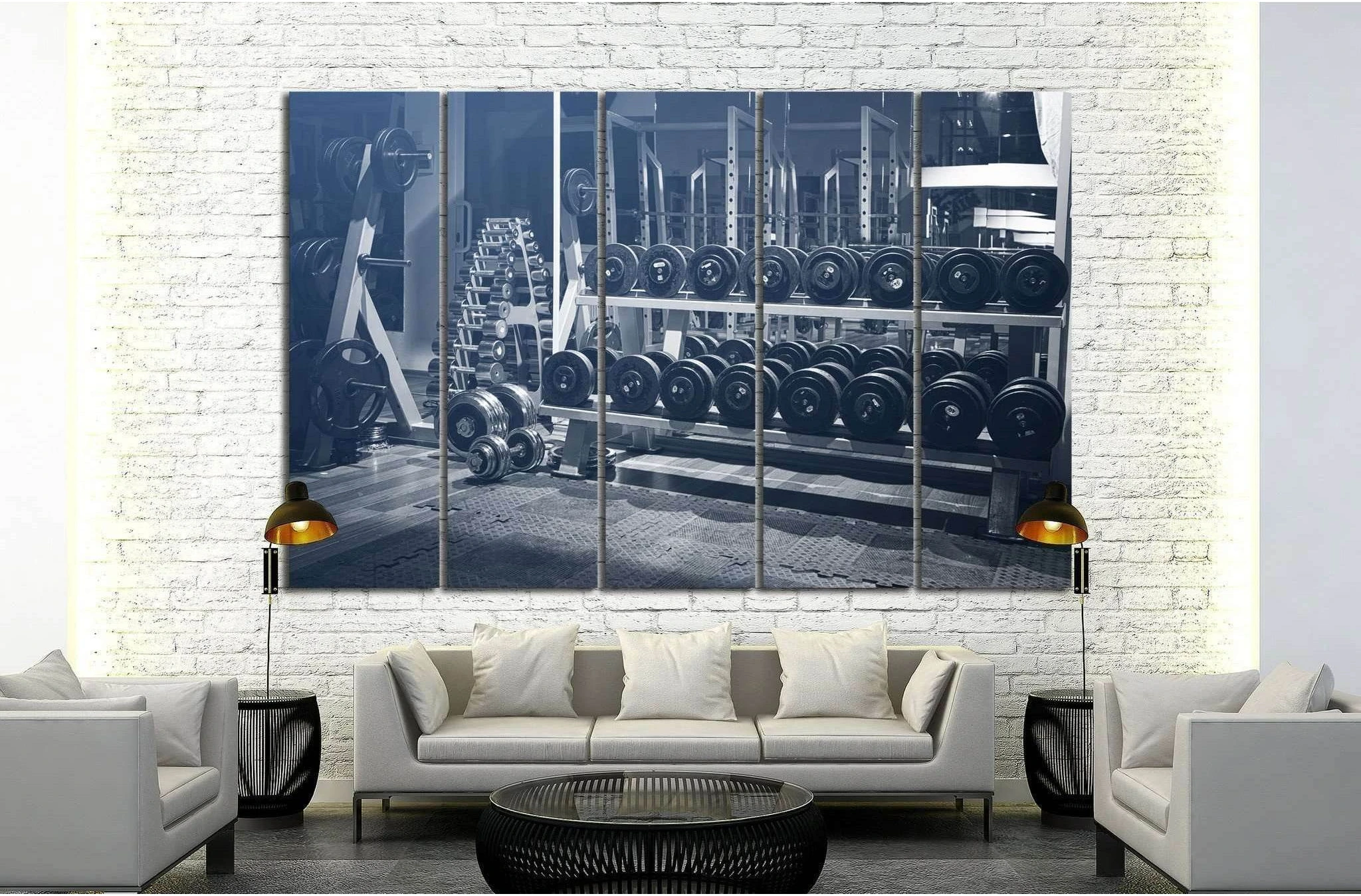 Gym Wall Art №199 Ready to Hang Canvas Print - Zellart Canvas Prints ALL_Products, wd-199
