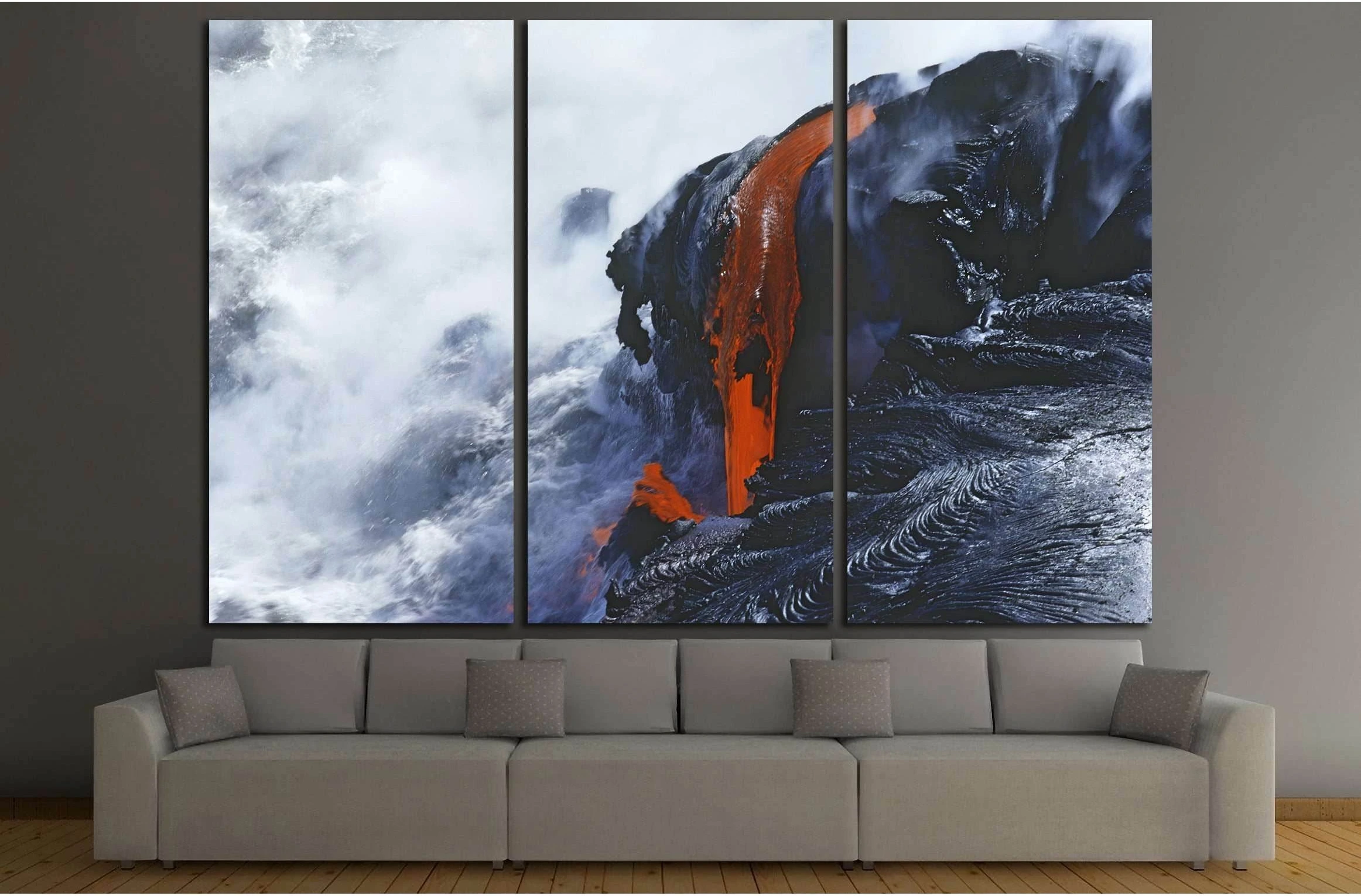 Hawaii, Big Island, Volcanos National Park №3187 Ready to Hang Canvas Print - Zellart Canvas Prints ALL_Products, s-3187