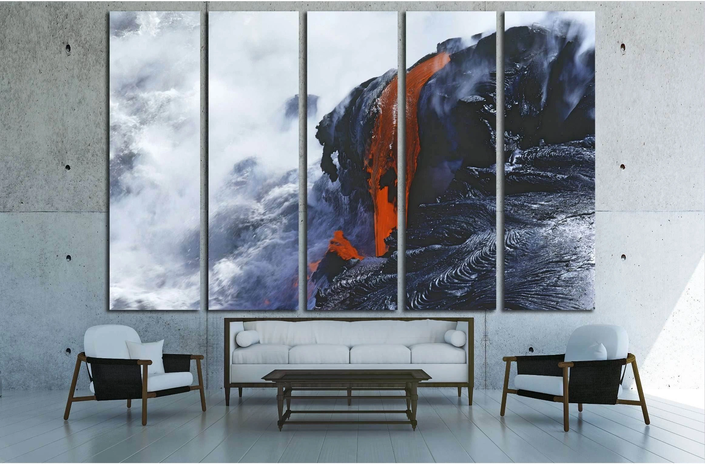 Hawaii, Big Island, Volcanos National Park №3187 Ready to Hang Canvas Print - Zellart Canvas Prints ALL_Products, s-3187