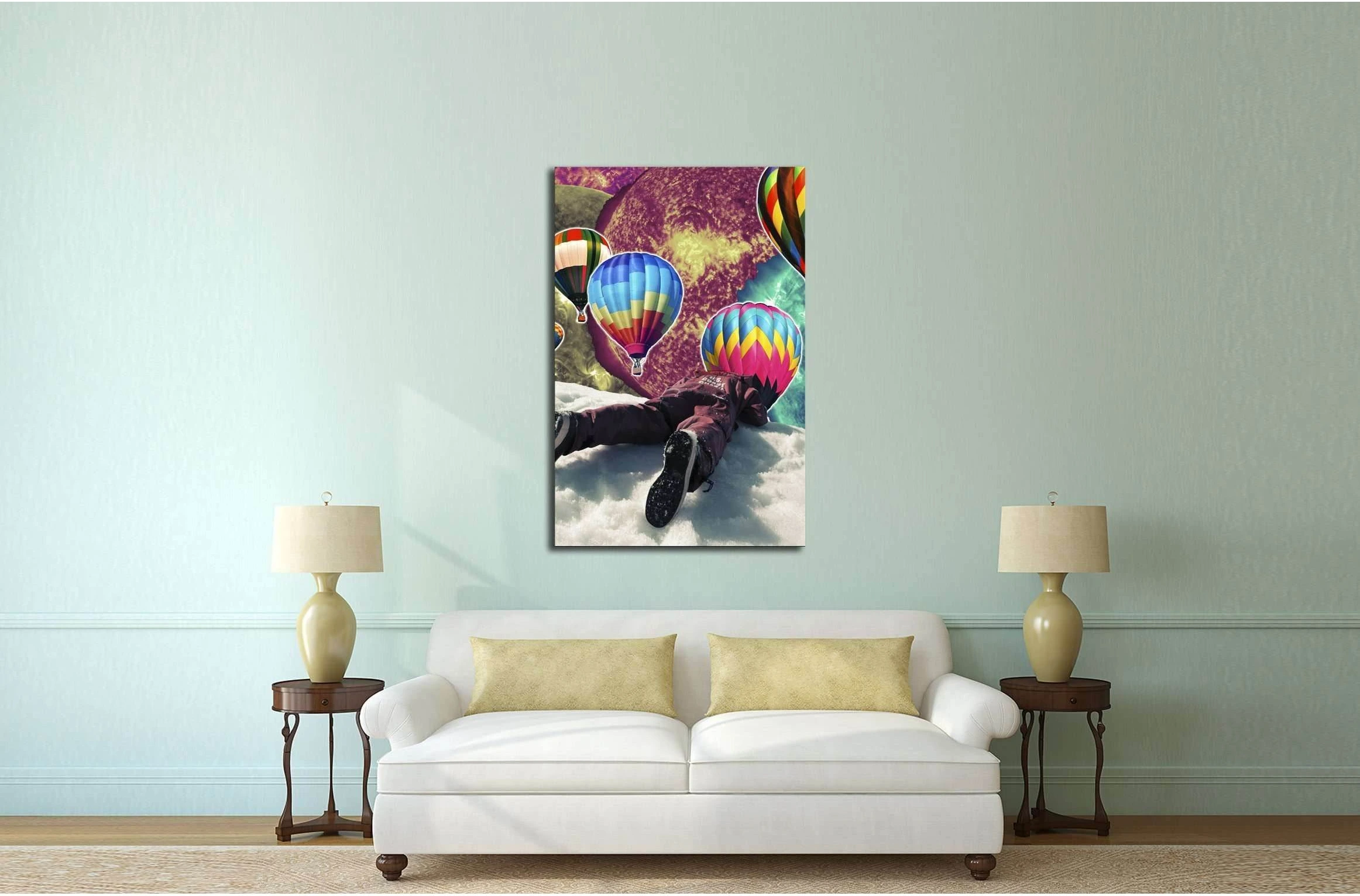 help is on the way (Eugenia Loli) №3401 Ready to Hang Canvas Print - Zellart Canvas Prints ALL_Products, s-3401