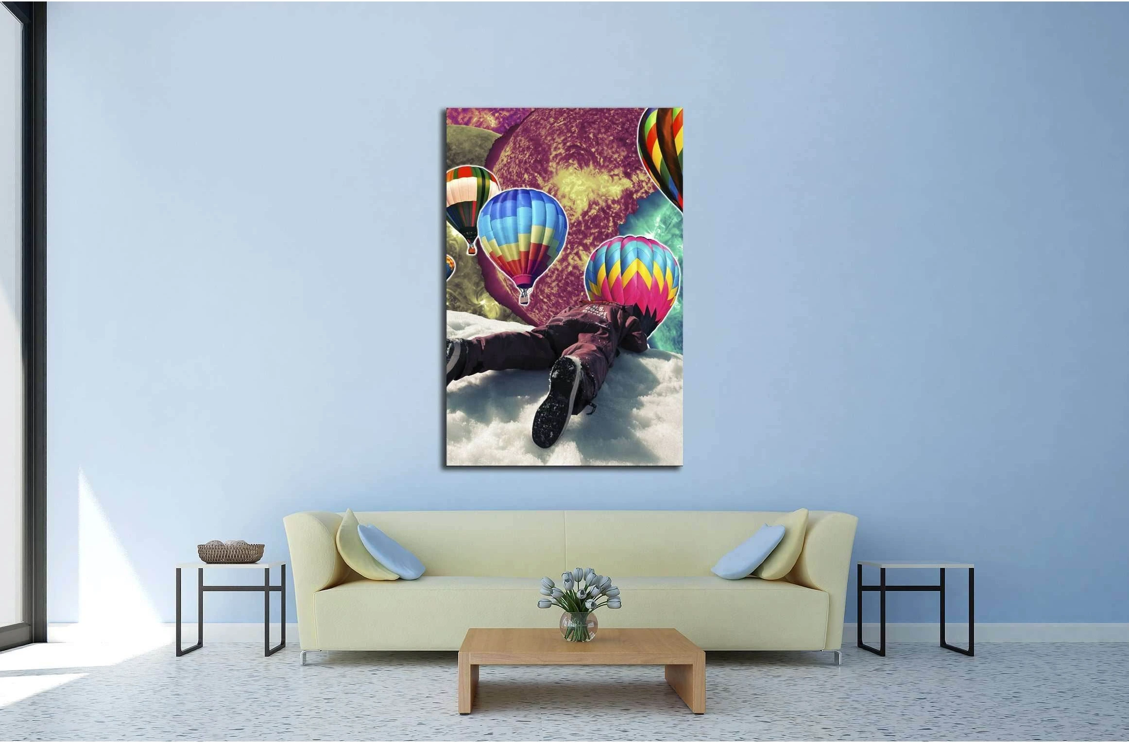 help is on the way (Eugenia Loli) №3401 Ready to Hang Canvas Print - Zellart Canvas Prints ALL_Products, s-3401