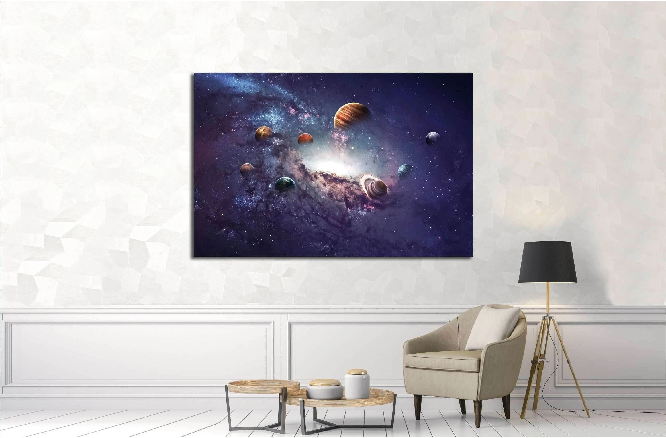 High resolution images presents creating planets of the solar system. №2450 Ready to Hang Canvas Print - Zellart Canvas Prints 000Negative, ALL_Products, autopostr_pinterest_64952, s-2450