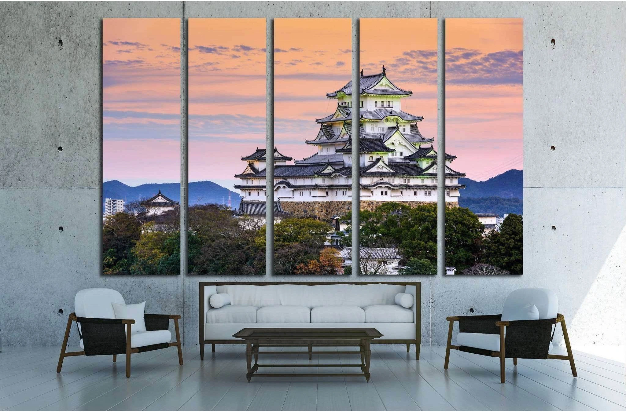 Himeji, Japan at the castle №2066 Ready to Hang Canvas Print - Zellart Canvas Prints ALL_Products, s-2066