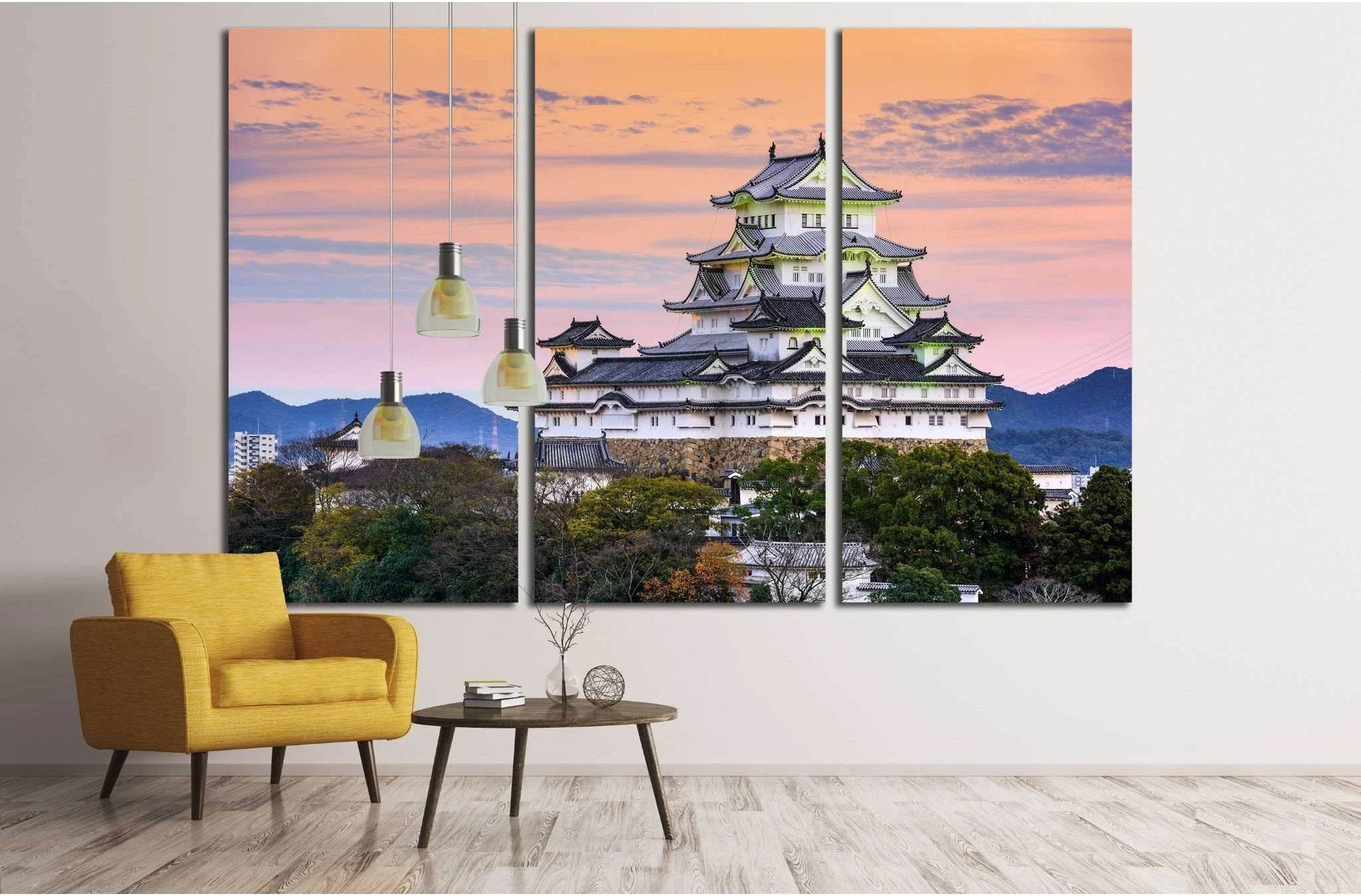 Himeji, Japan at the castle №2066 Ready to Hang Canvas Print - Zellart Canvas Prints ALL_Products, s-2066