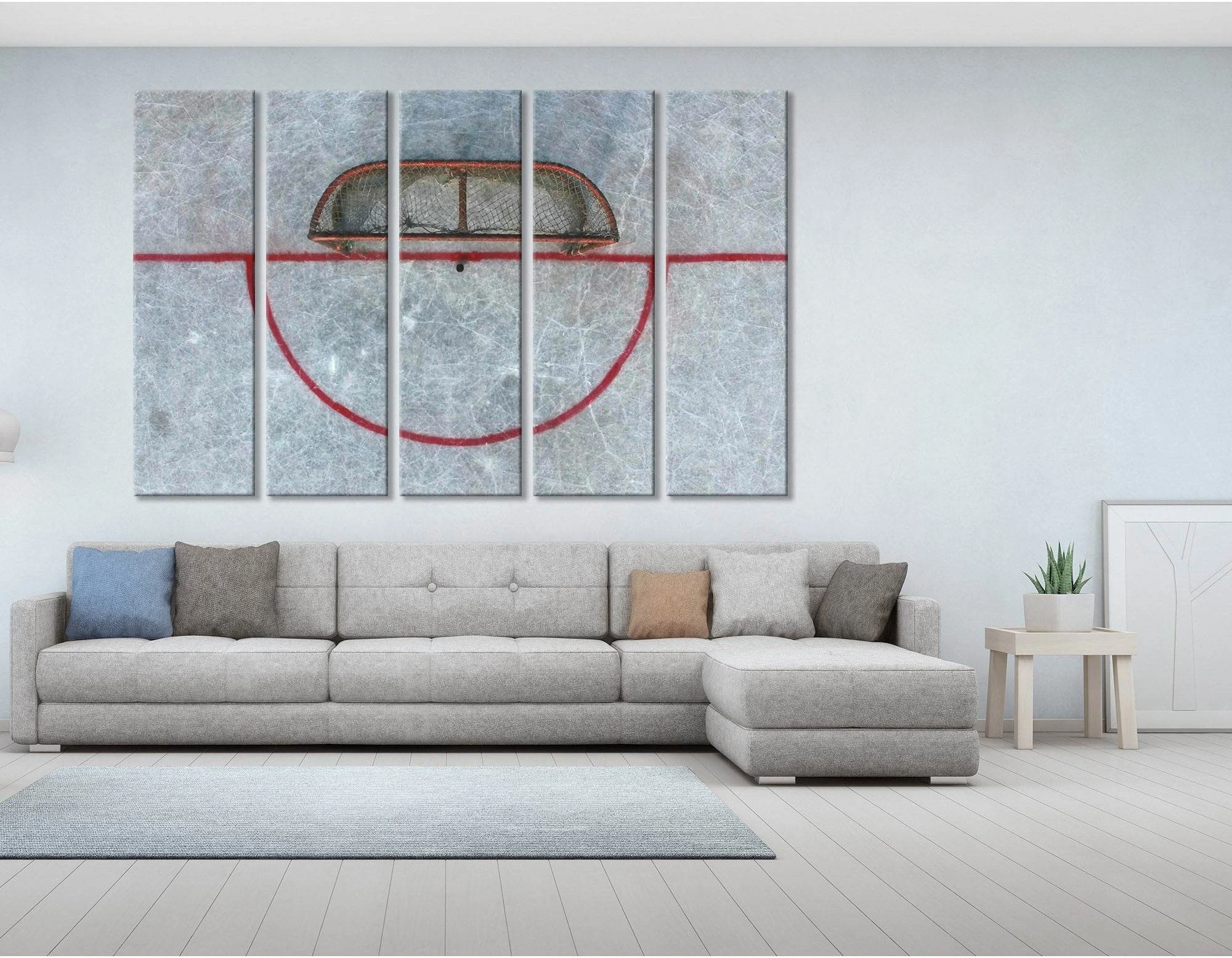 Hockey Gates Before The Match №04444 Ready to Hang Canvas Print - Zellart Canvas Prints ALL_Products