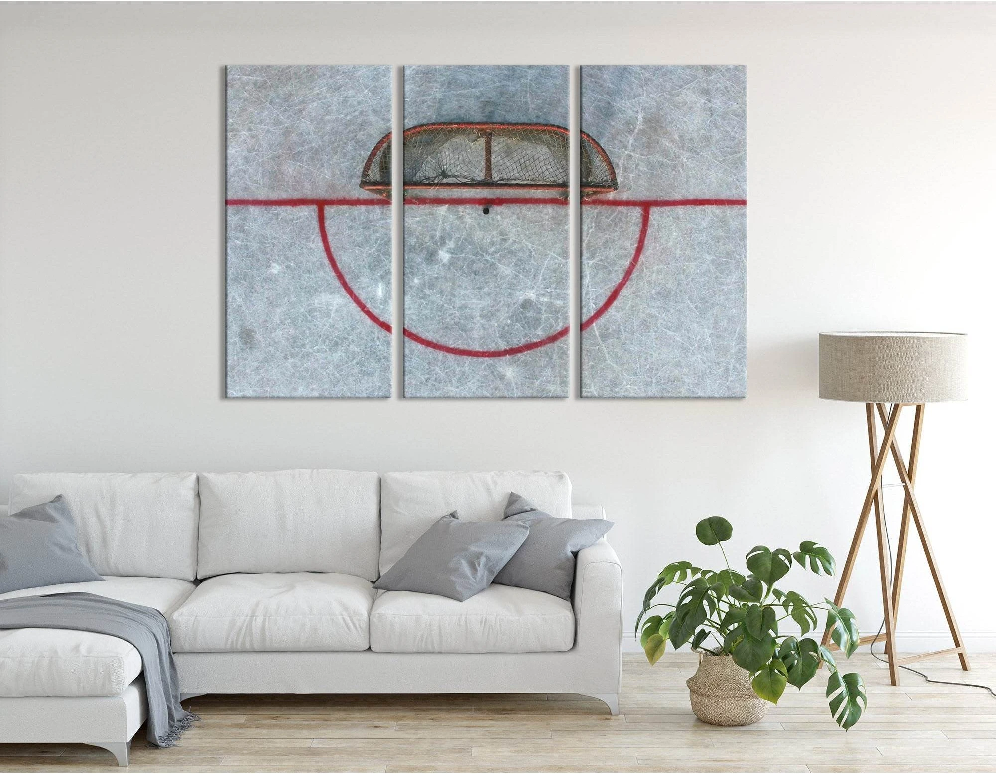 Hockey Gates Before The Match №04444 Ready to Hang Canvas Print - Zellart Canvas Prints ALL_Products