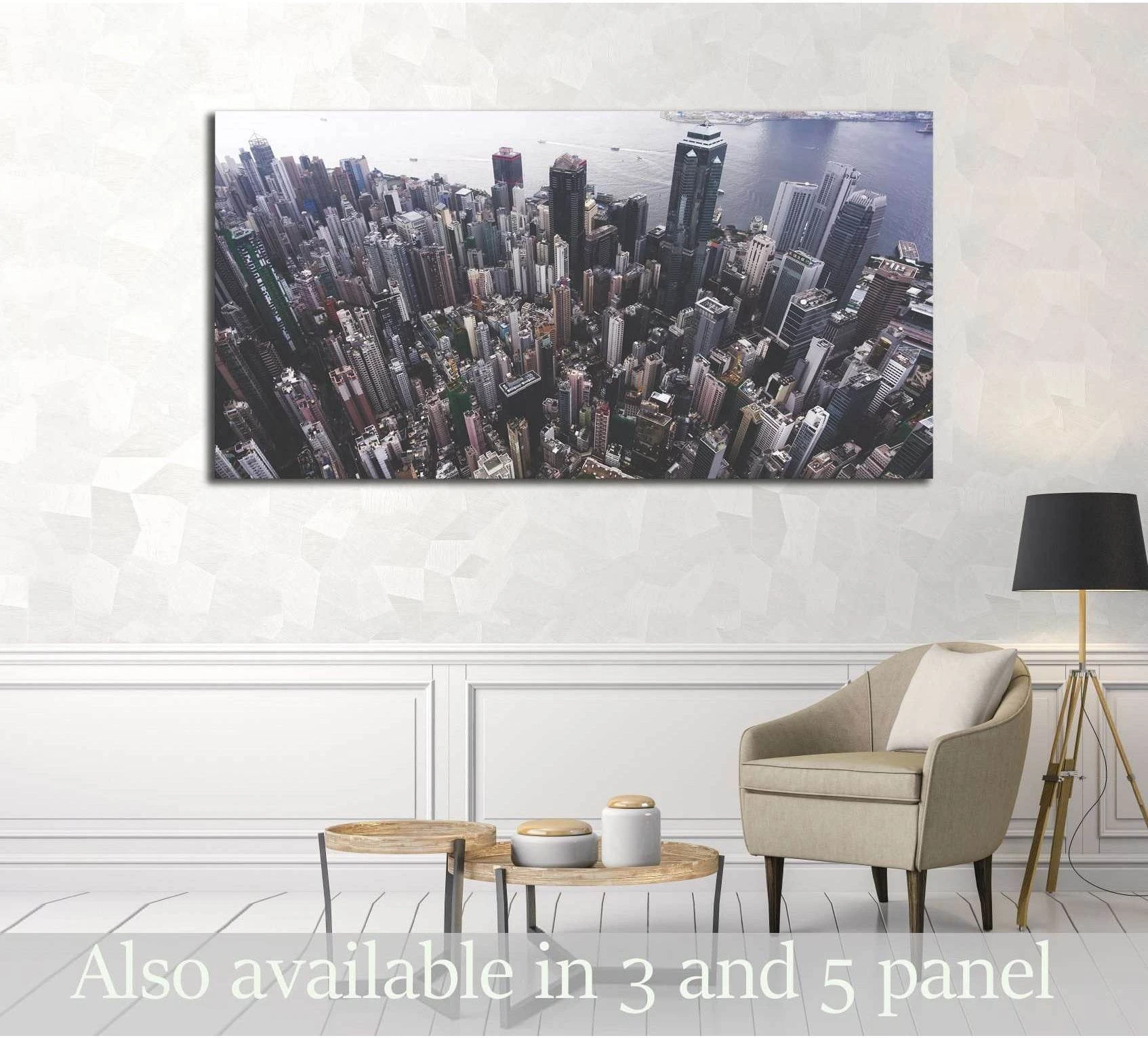 Hong Kong №2977 Ready to Hang Canvas Print - Zellart Canvas Prints ALL_Products, s-2977