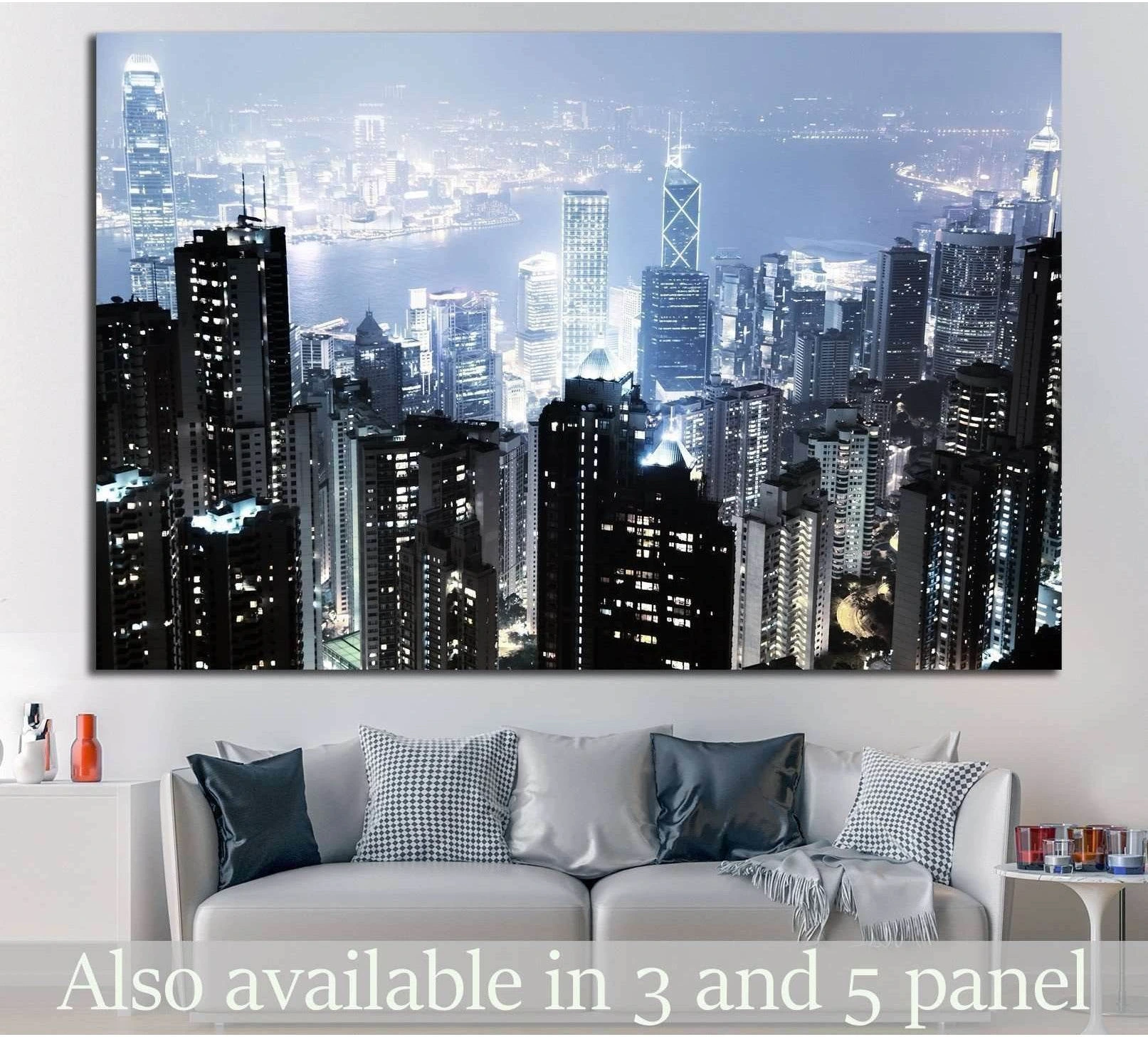 Hong Kong №766 Ready to Hang Canvas Print - Zellart Canvas Prints ALL_Products, s-766