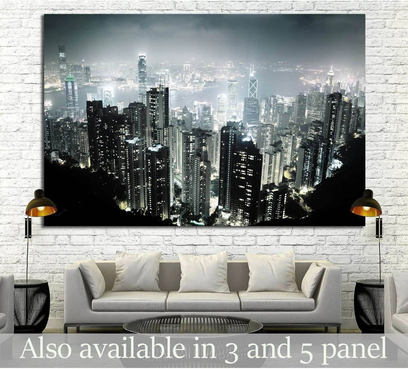 Hong Kong №767 Ready to Hang Canvas Print - Zellart Canvas Prints ALL_Products, s-767