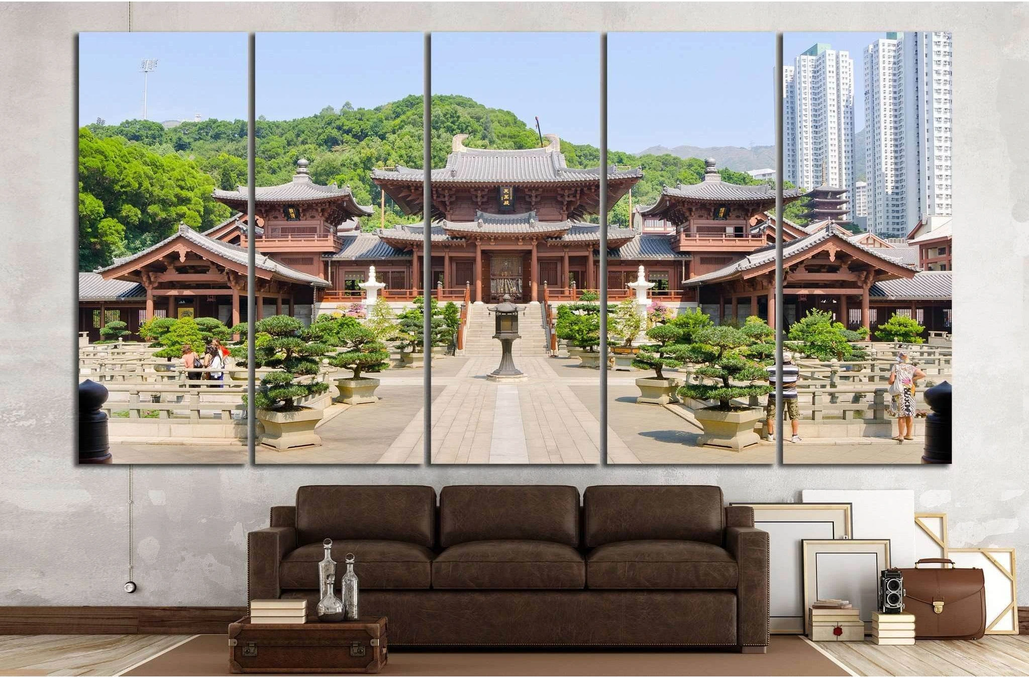 Hong Kong, China №799 Ready to Hang Canvas Print - Zellart Canvas Prints ALL_Products, s-799