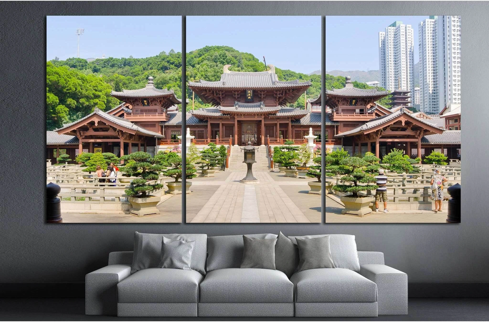 Hong Kong, China №799 Ready to Hang Canvas Print - Zellart Canvas Prints ALL_Products, s-799