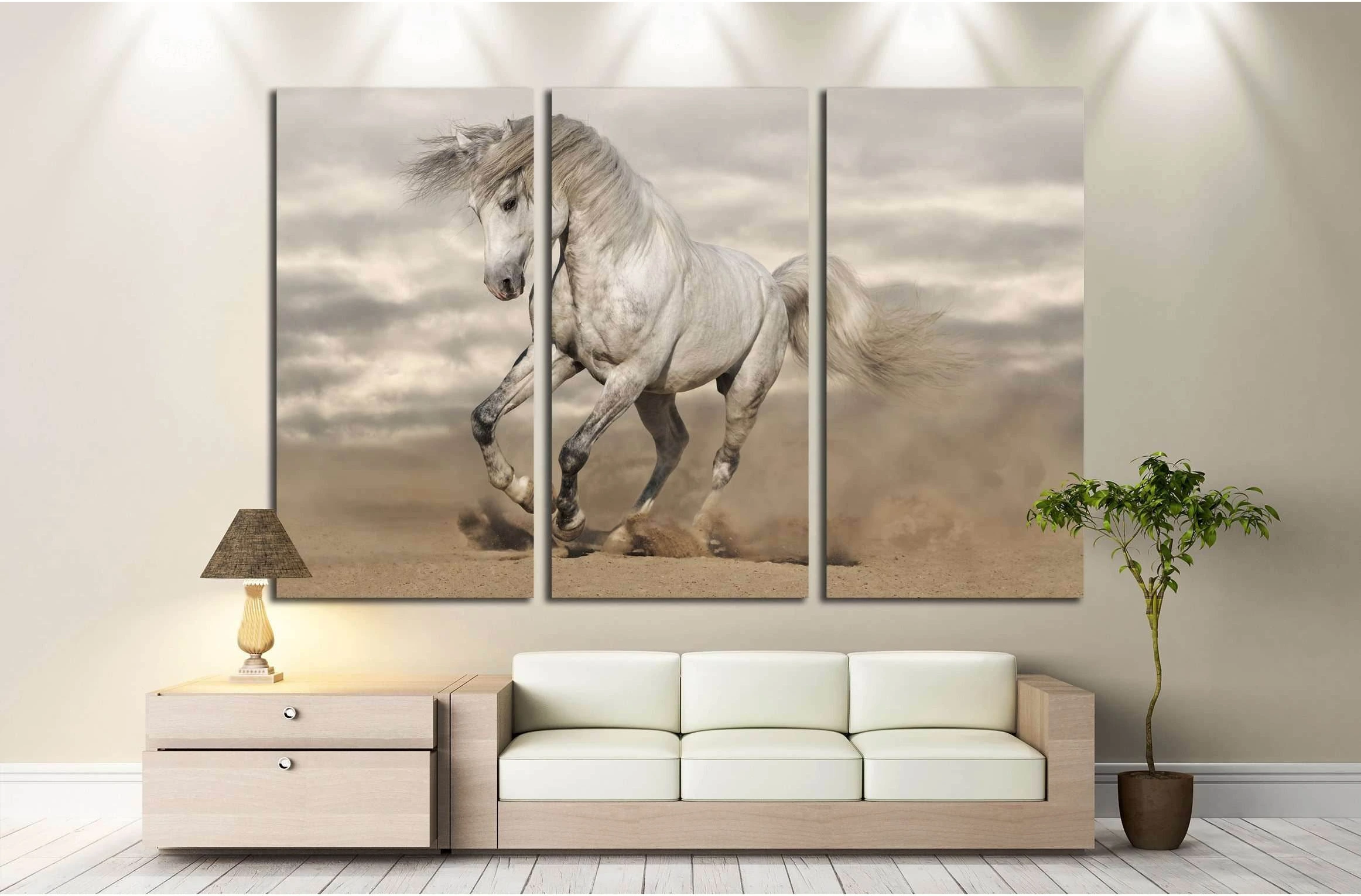 Horse canvas art №5011 - Zellart Canvas Prints ALL_Products, Horses, s-5011