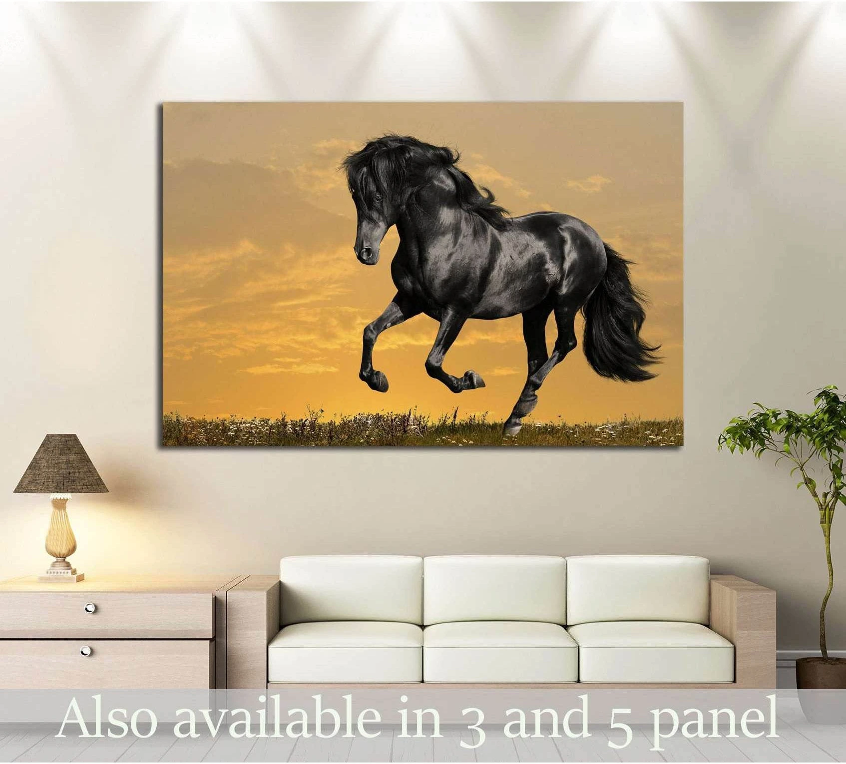 Horse home decor №5001 - Zellart Canvas Prints ALL_Products, Horses, s-5001