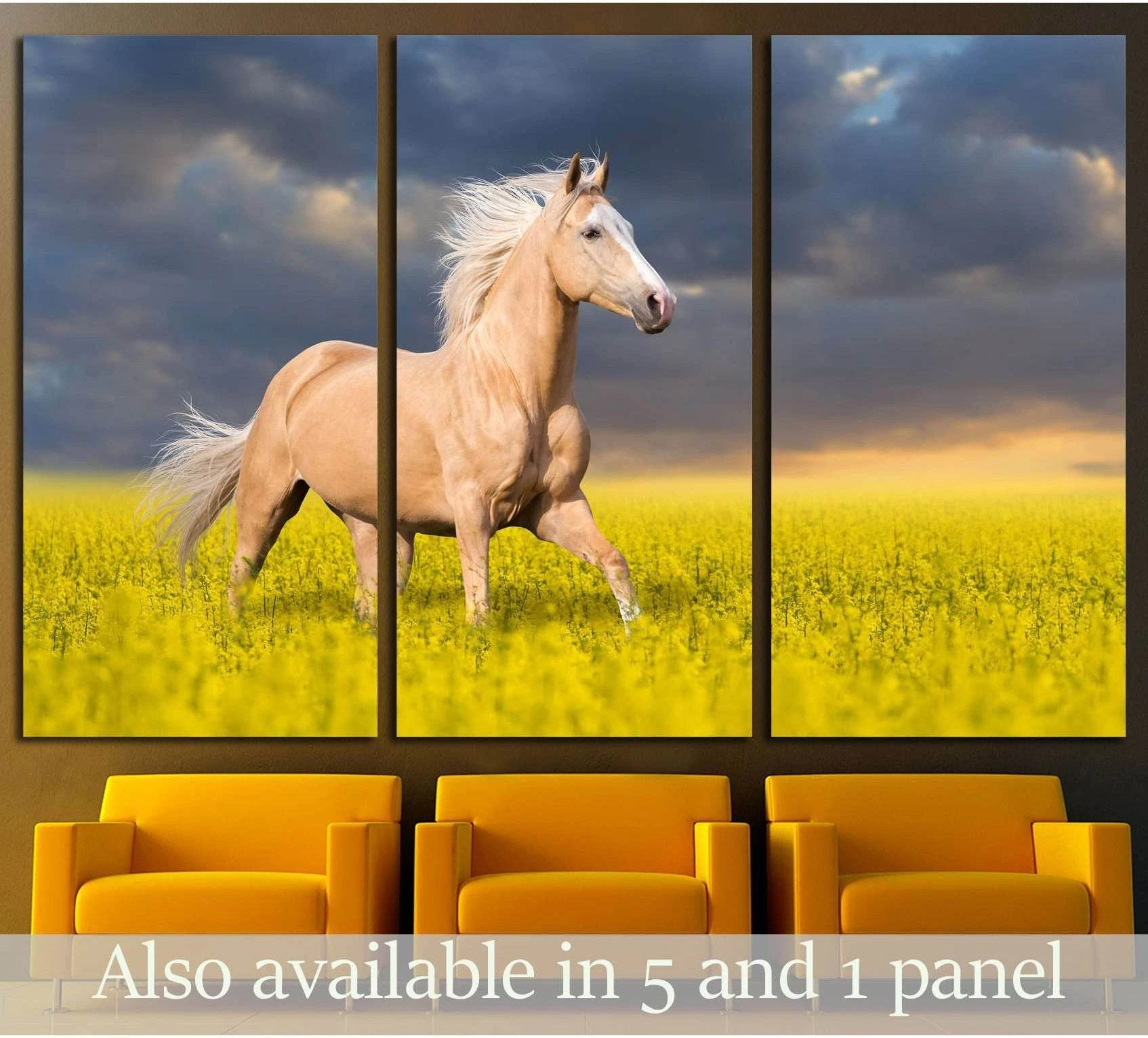 Horse multi panel canvas №5010 - Zellart Canvas Prints ALL_Products, Horses, s-5010