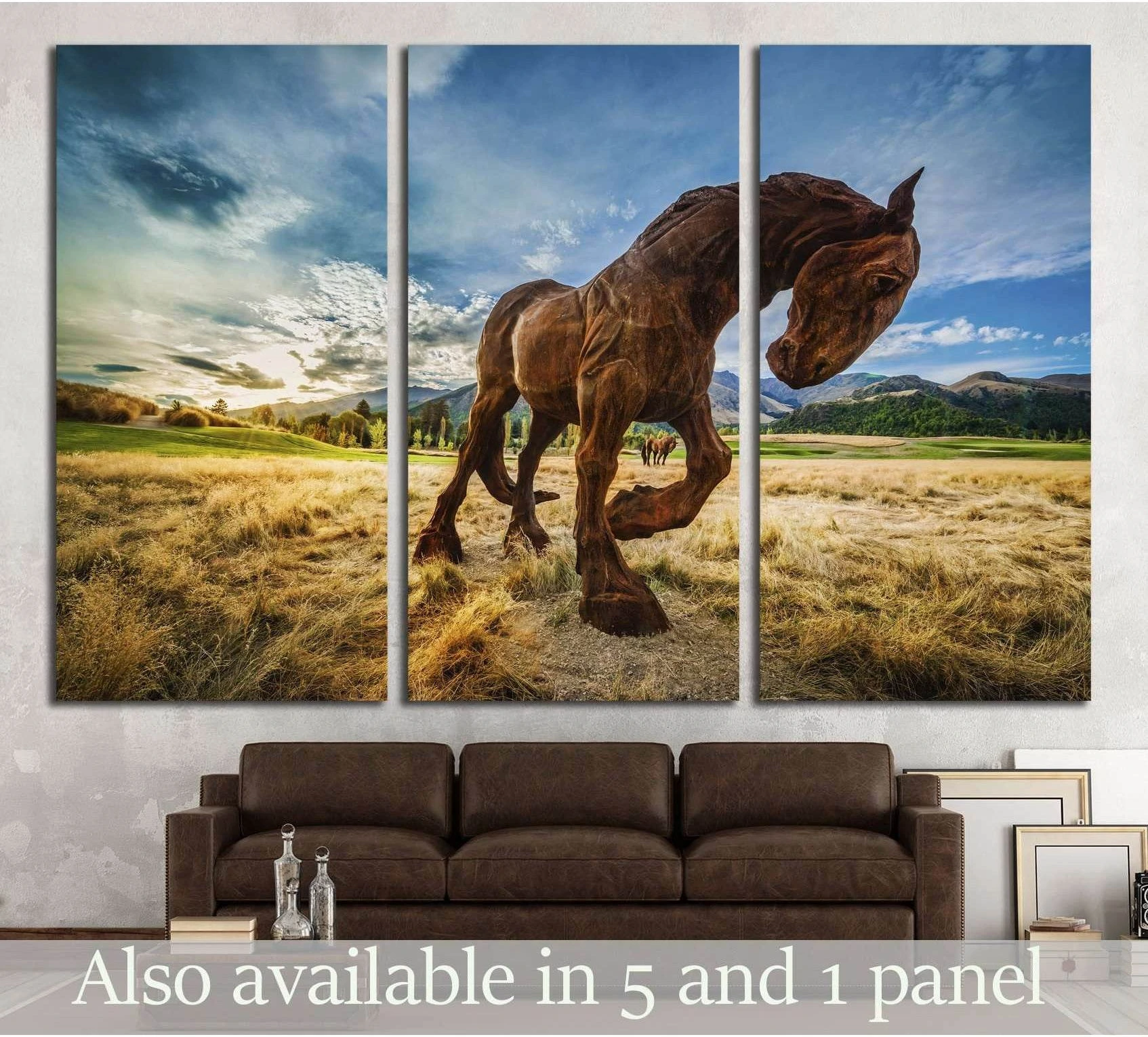 Horse Wall Art №5018 - Zellart Canvas Prints ALL_Products, Horses, s-5018