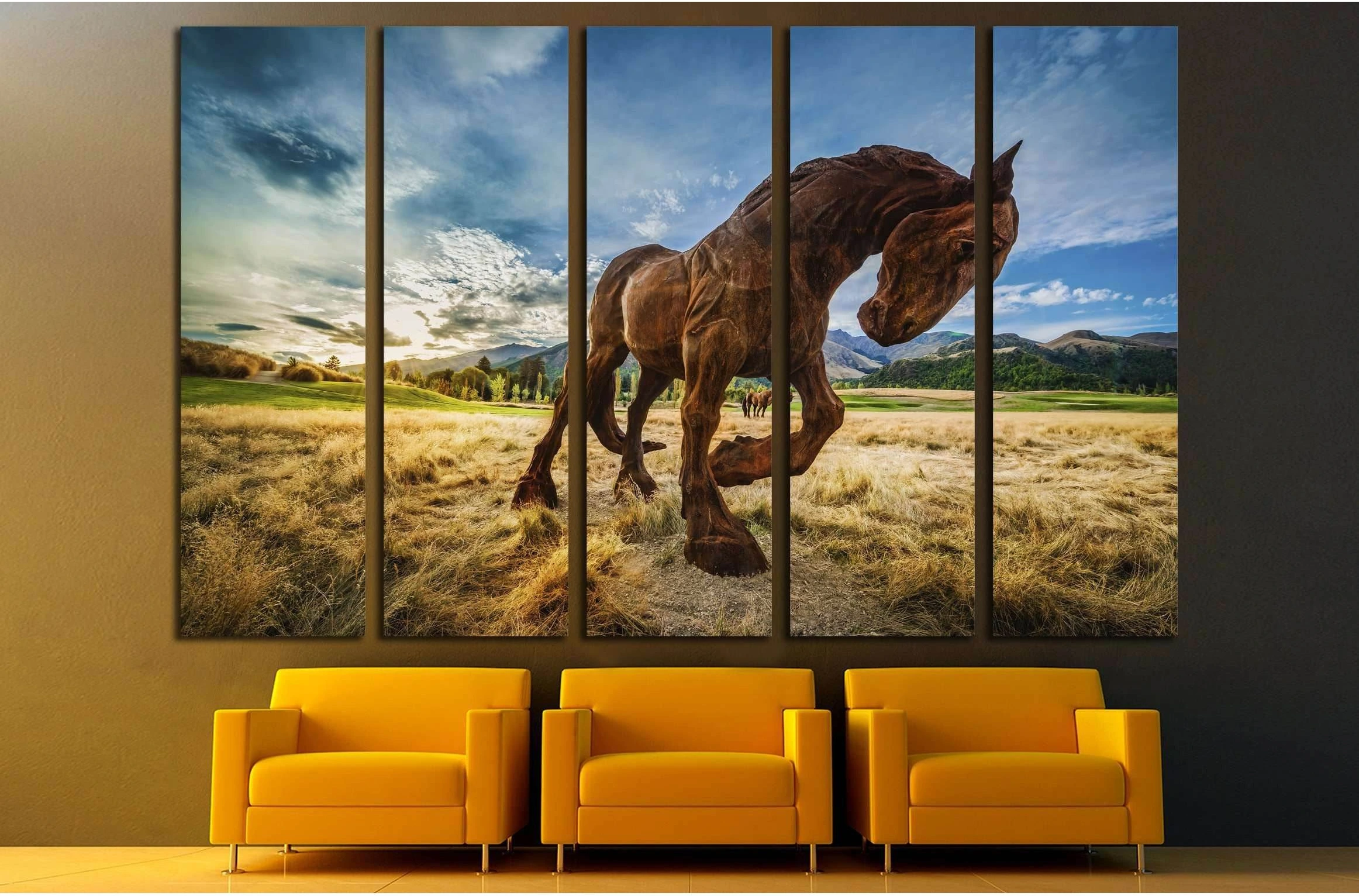 Horse Wall Art №5018 - Zellart Canvas Prints ALL_Products, Horses, s-5018