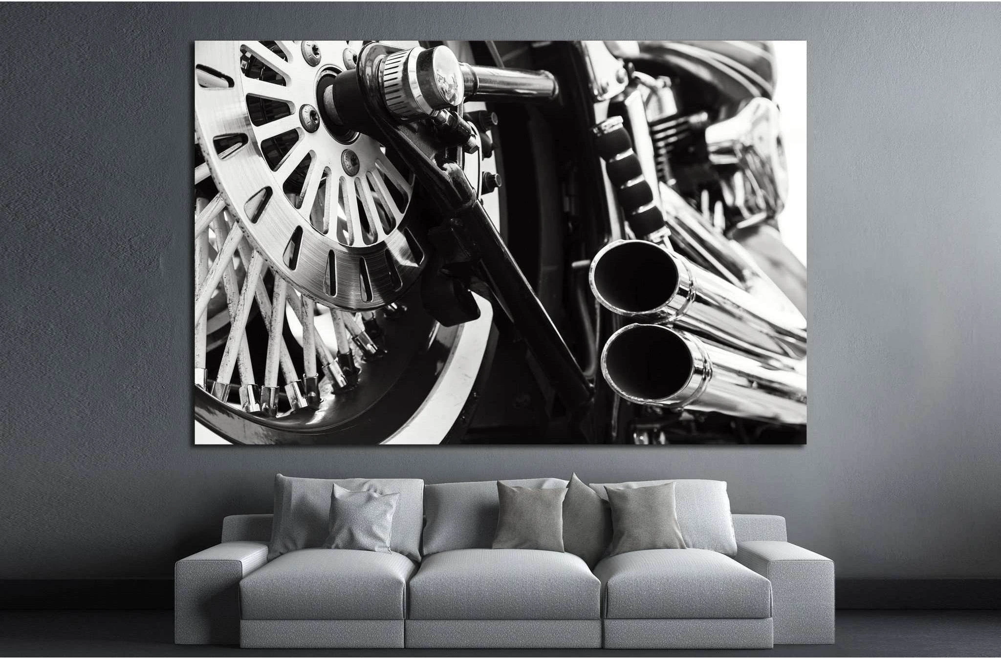 Horsepower №719 Ready to Hang Canvas Print - Zellart Canvas Prints ALL_Products, s-719