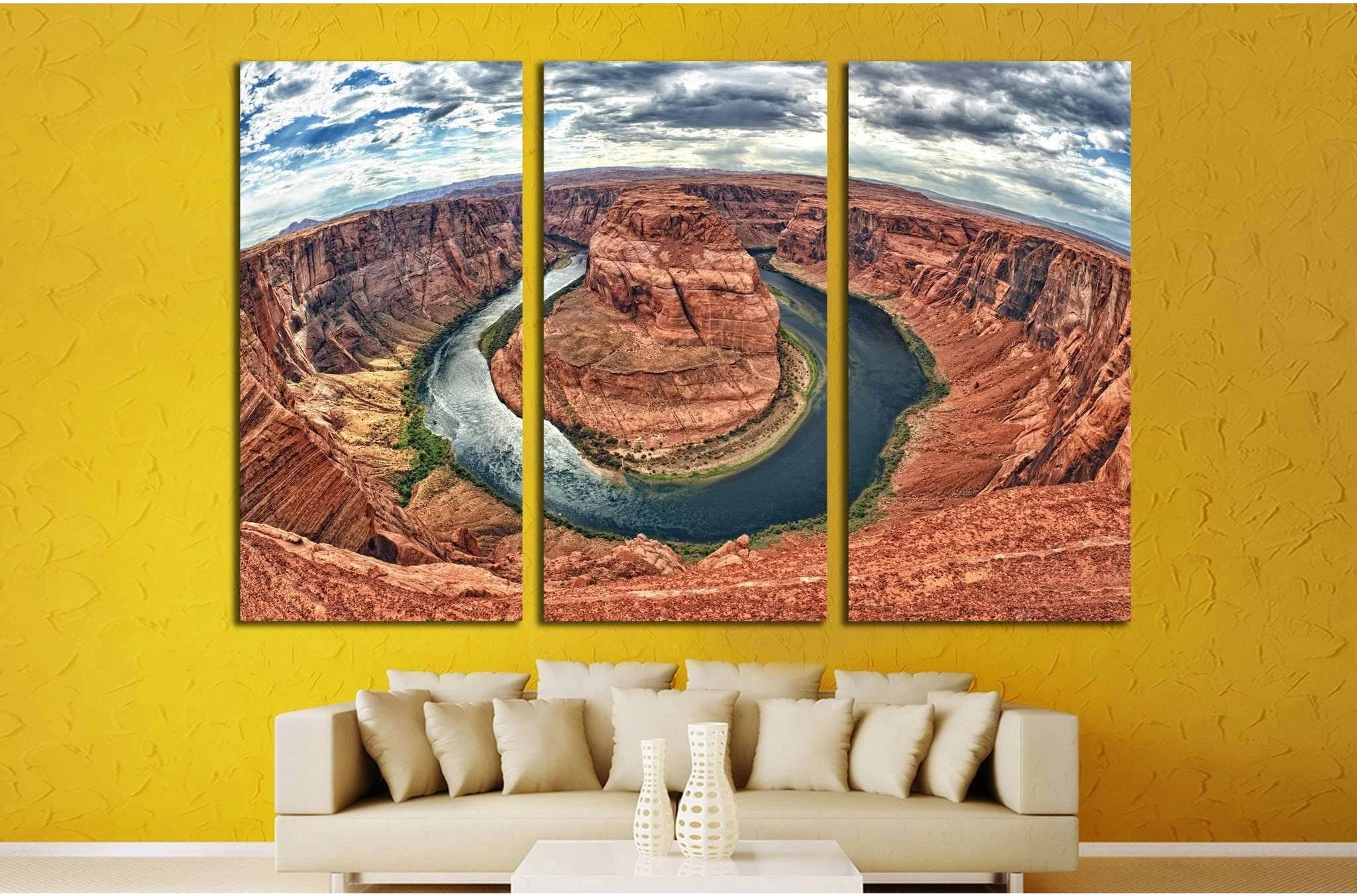 Horseshoe Bend №547 Ready to Hang Canvas Print - Zellart Canvas Prints ALL_Products, s-547