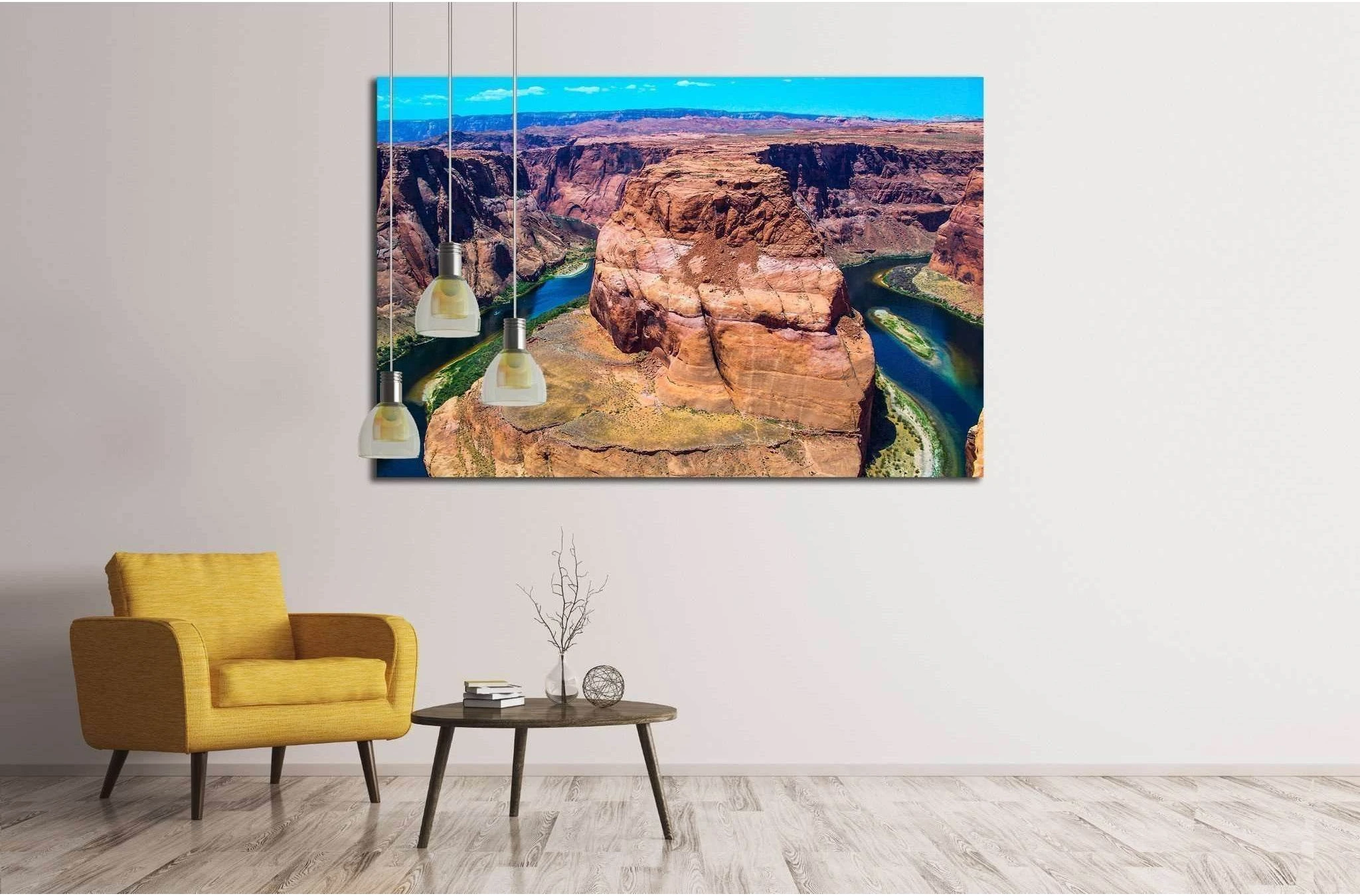 Horseshoe Bend in Arizona №1999 Ready to Hang Canvas Print - Zellart Canvas Prints ALL_Products, s-1999