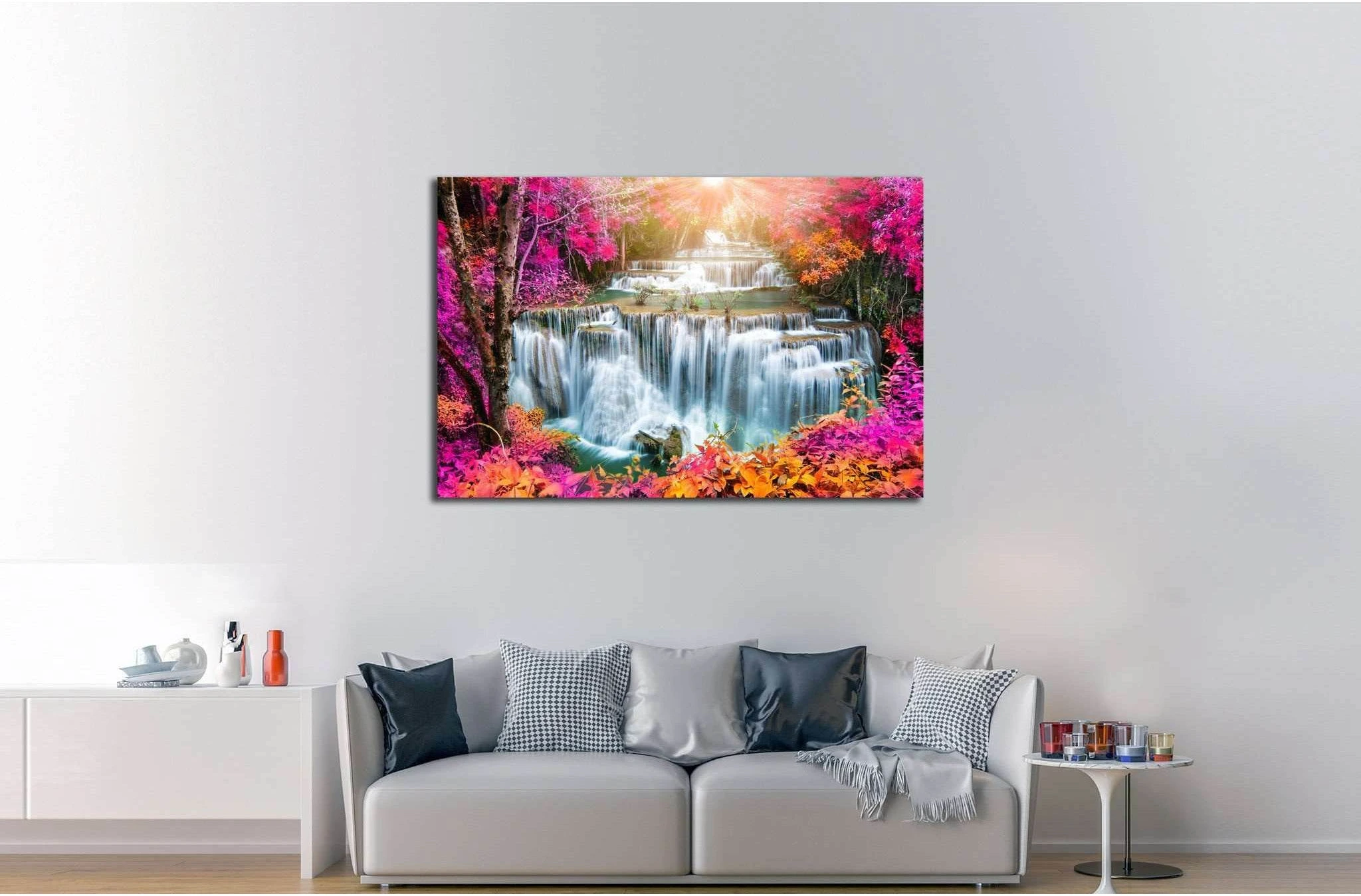 Huay Mae Kamin, Thailand №619 Ready to Hang Canvas Print - Zellart Canvas Prints ALL_Products, s-619