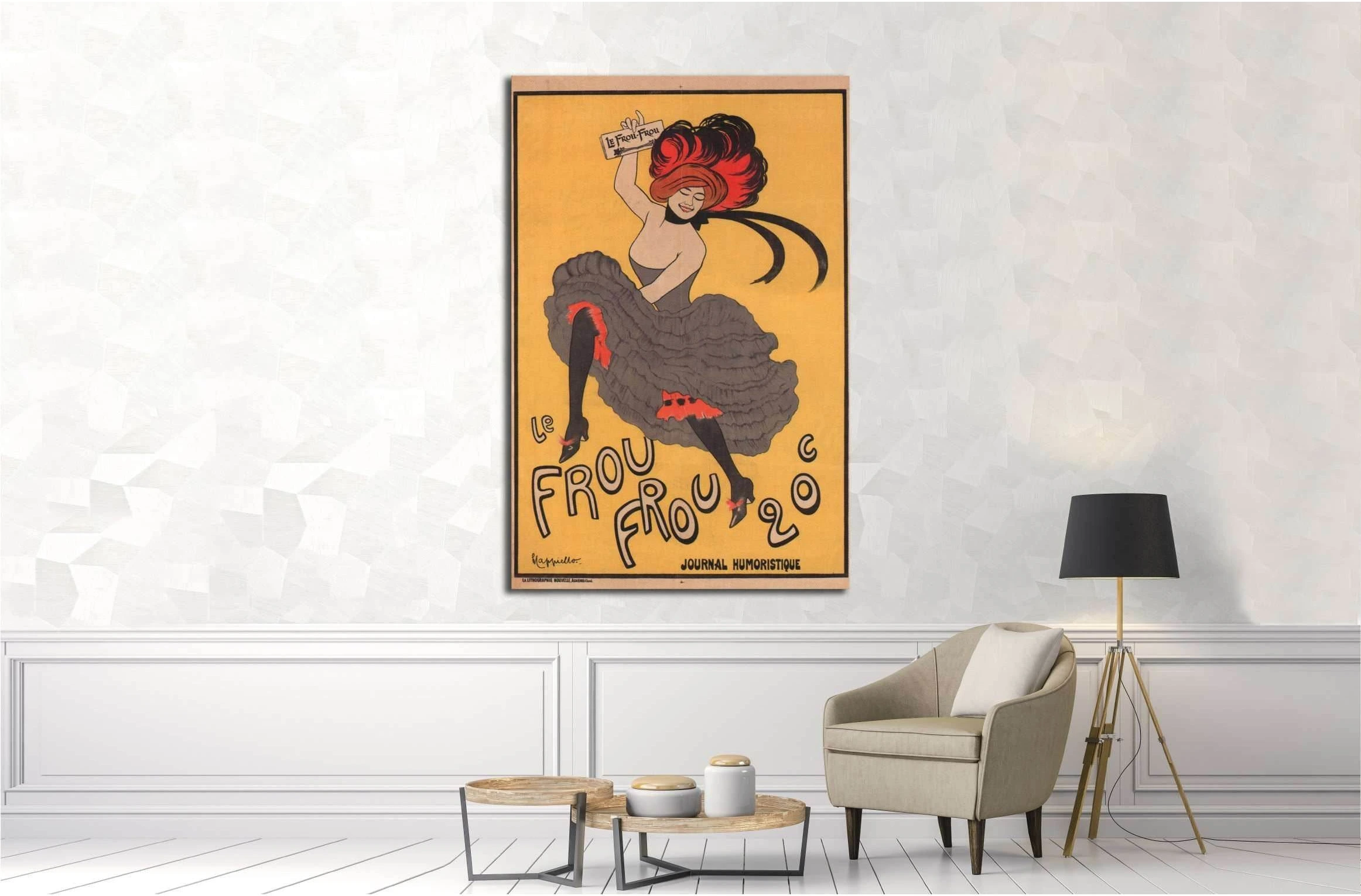 Humoristique №3428 Ready to Hang Canvas Print - Zellart Canvas Prints ALL_Products, s-3428