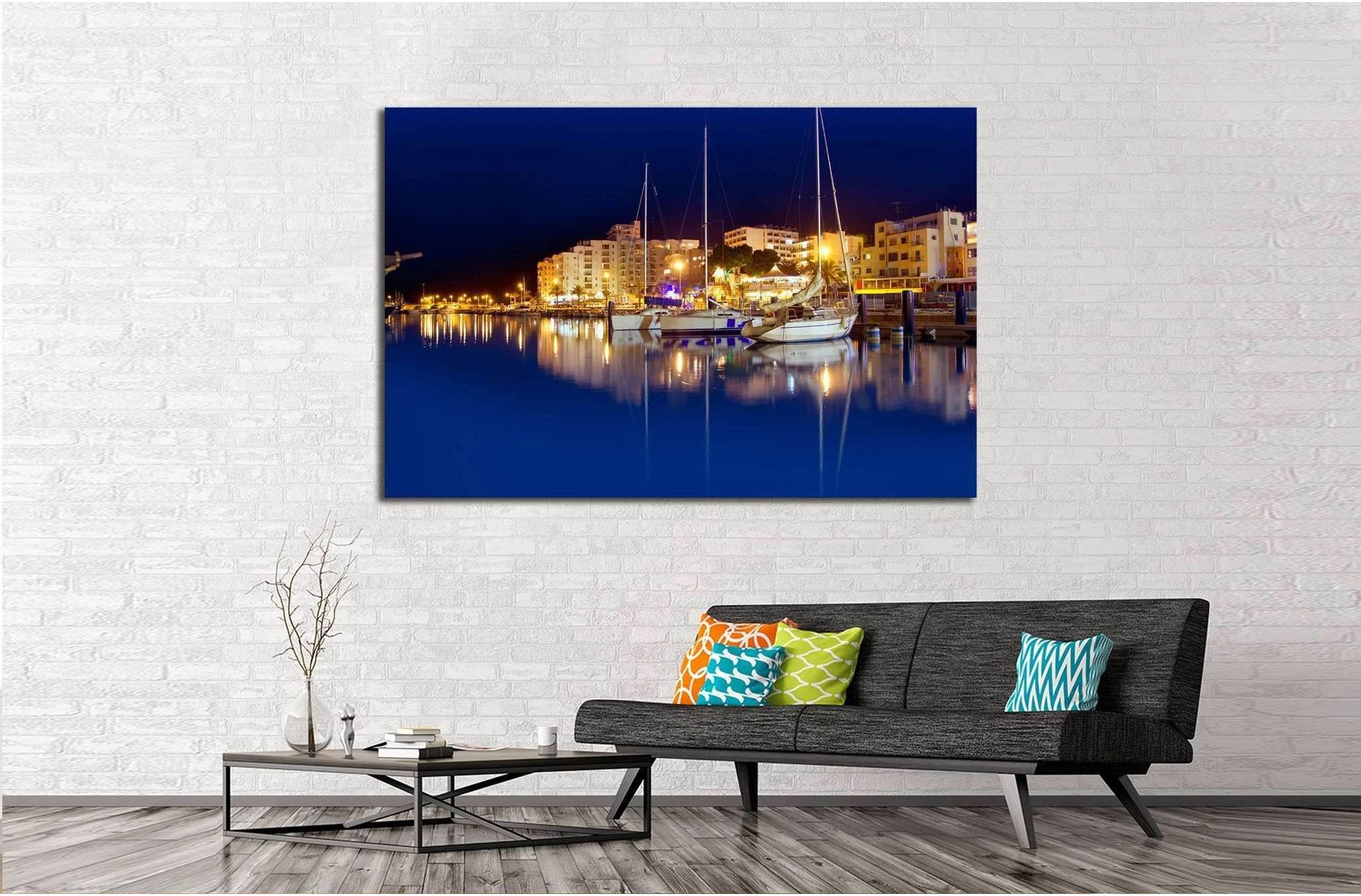 Ibiza island №997 Ready to Hang Canvas Print - Zellart Canvas Prints ALL_Products, s-997
