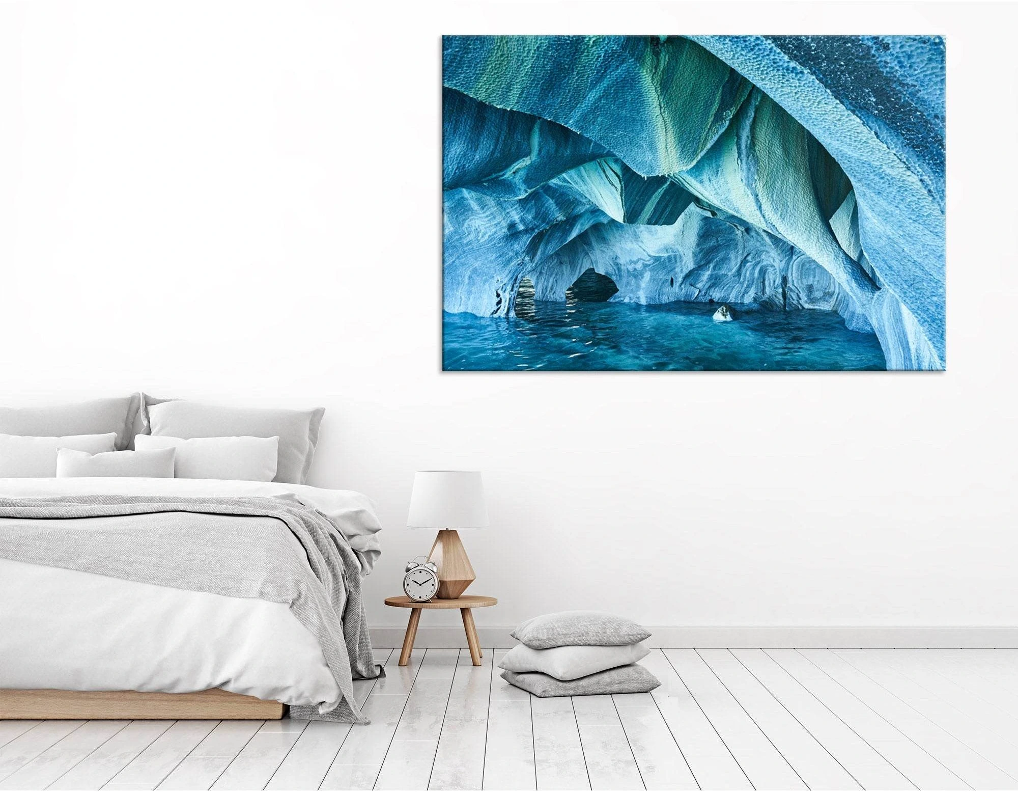 Ice Cave Abstract №04314 Ready to Hang Canvas Print - Zellart Canvas Prints ALL_Products
