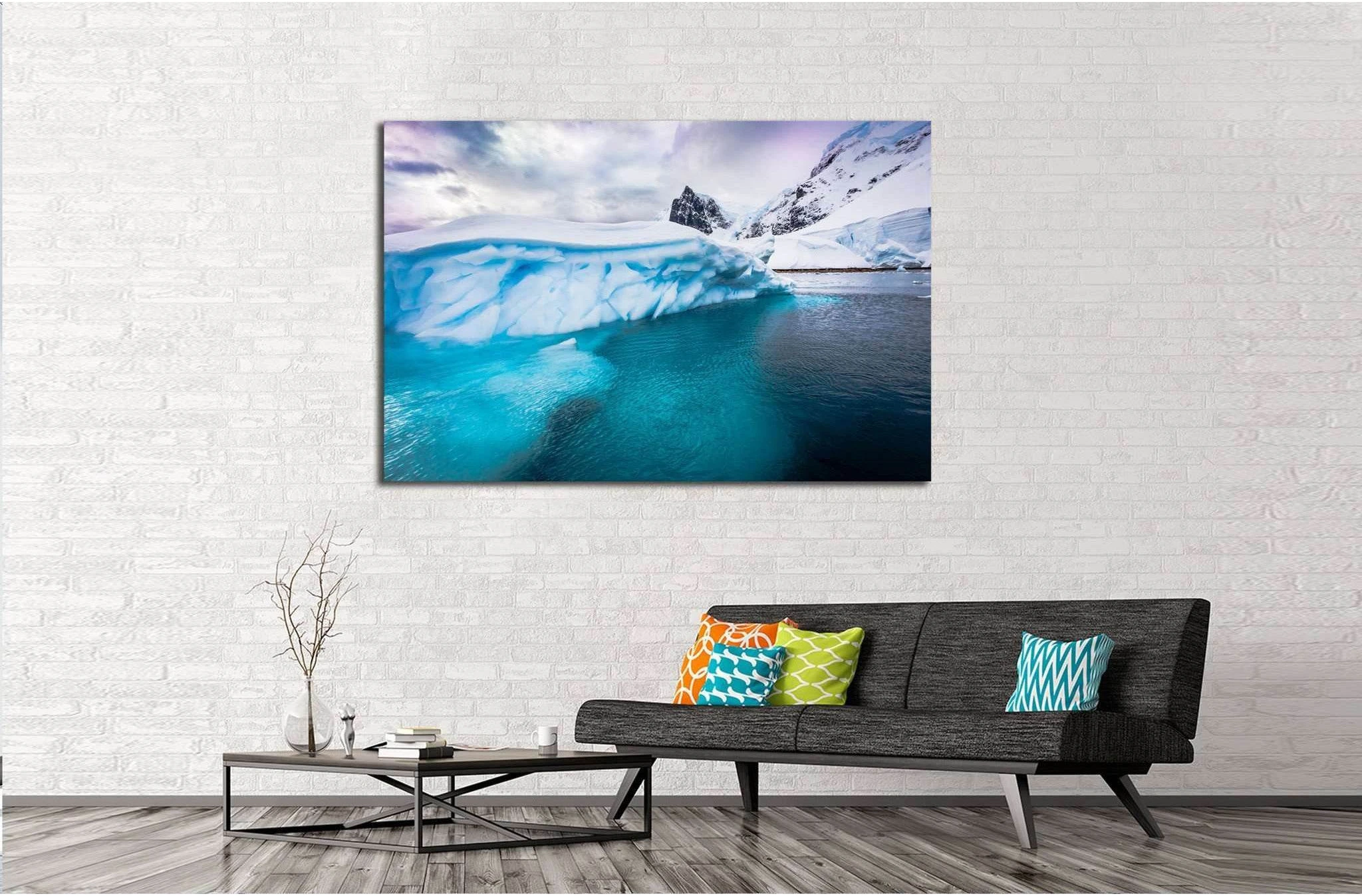 Iceberg in Antarctica. №602 Ready to Hang Canvas Print - Zellart Canvas Prints ALL_Products, s-602