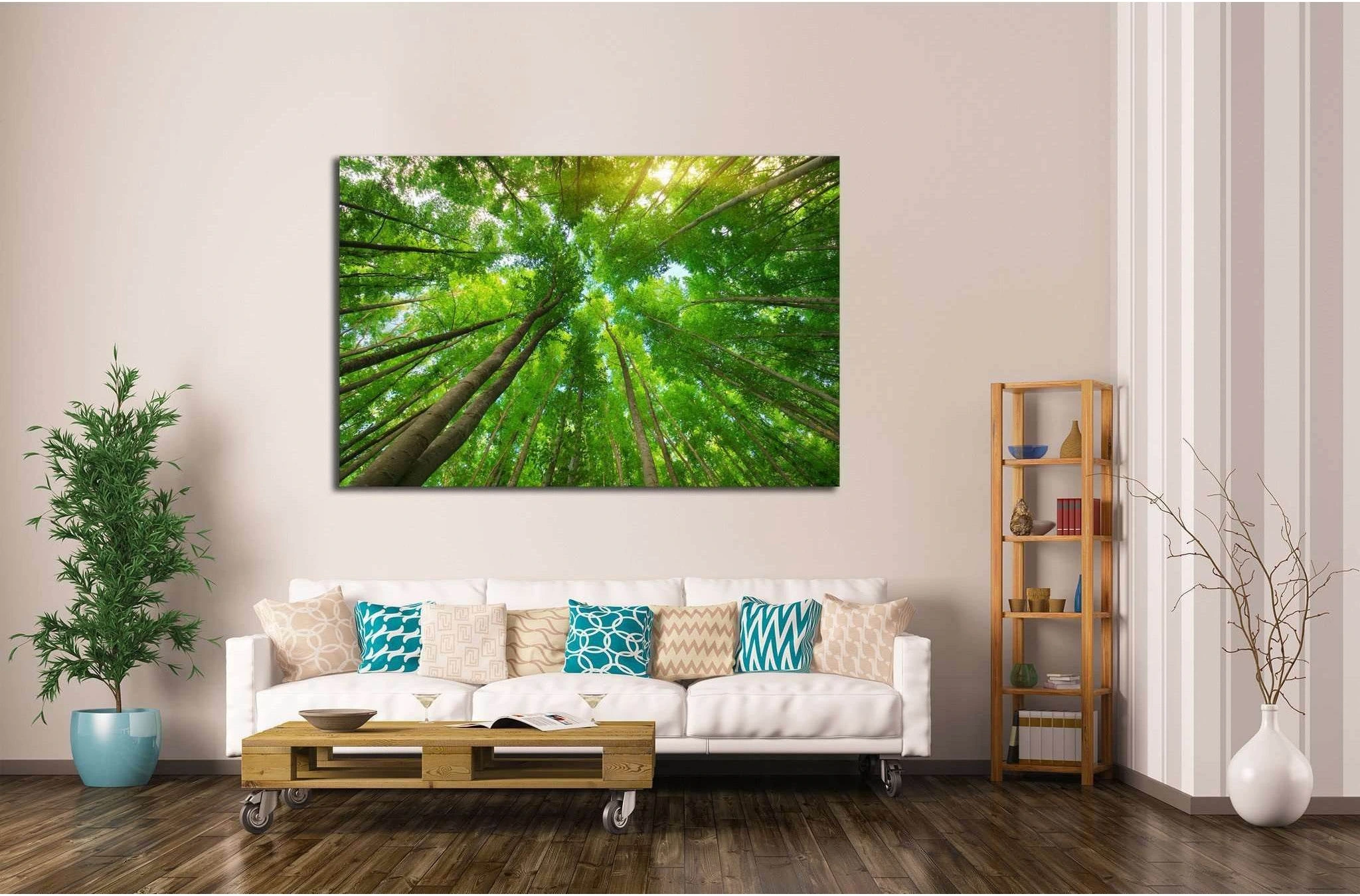 Into the forest №620 Ready to Hang Canvas Print - Zellart Canvas Prints ALL_Products, s-620