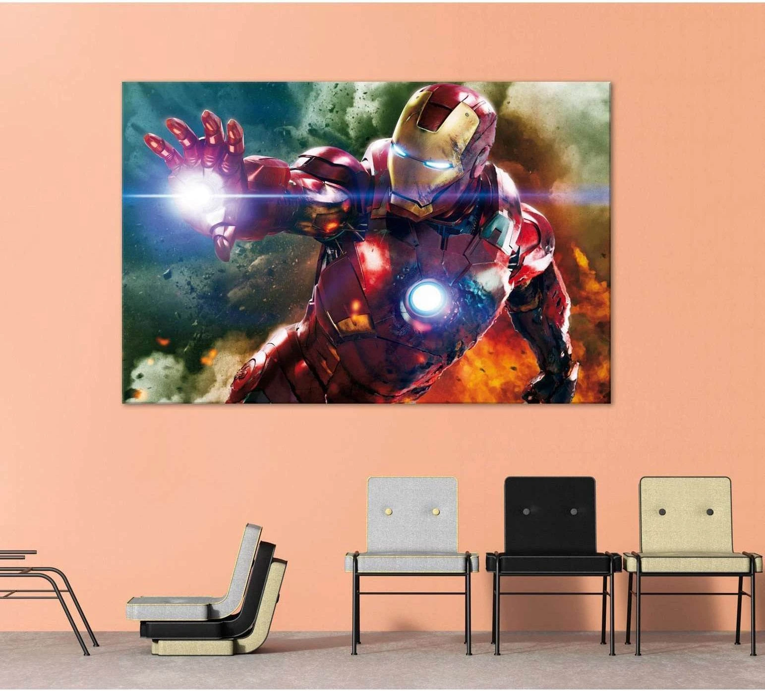 Iron Man №2011 Ready to Hang Canvas Print - Zellart Canvas Prints ALL_Products