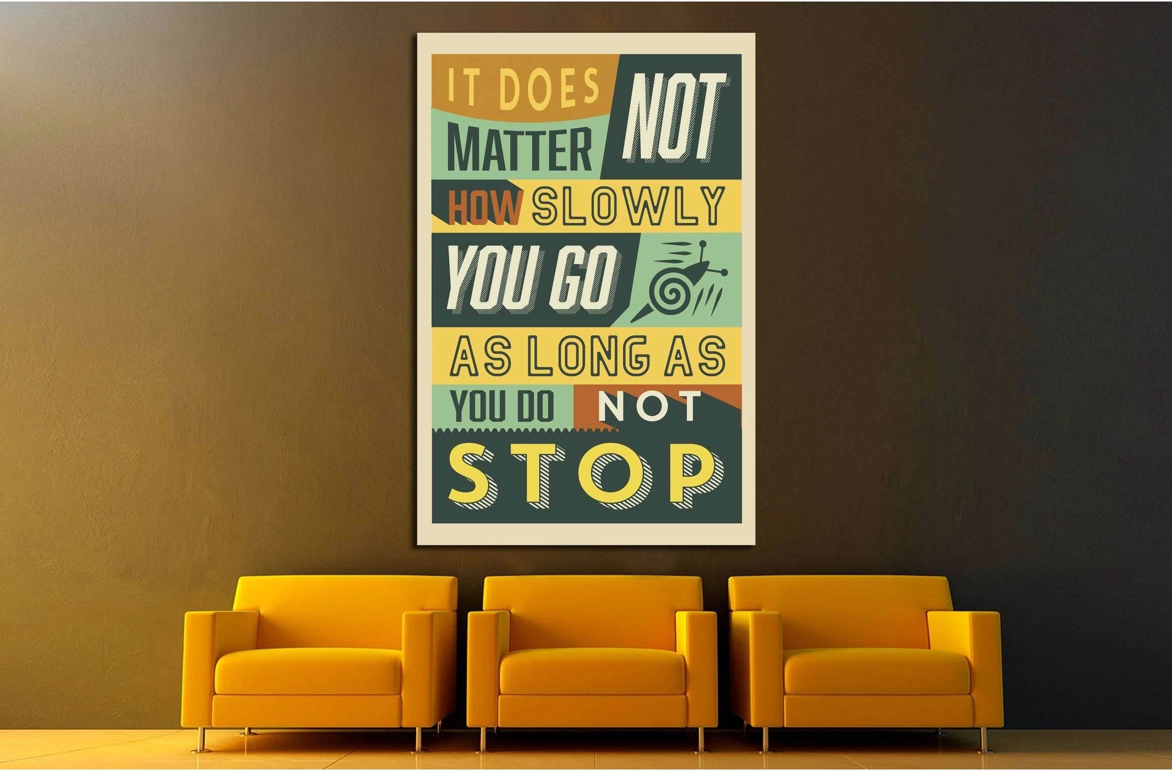 it does not matter №4550 Ready to Hang Canvas Print - Zellart Canvas Prints ALL_Products, s-4550