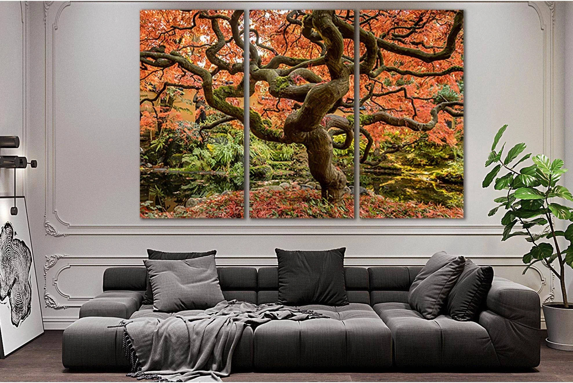 Japanese Maple №SL517 Ready to Hang Canvas Print - Zellart Canvas Prints 0new, ALL_Products, Trees Wall Art