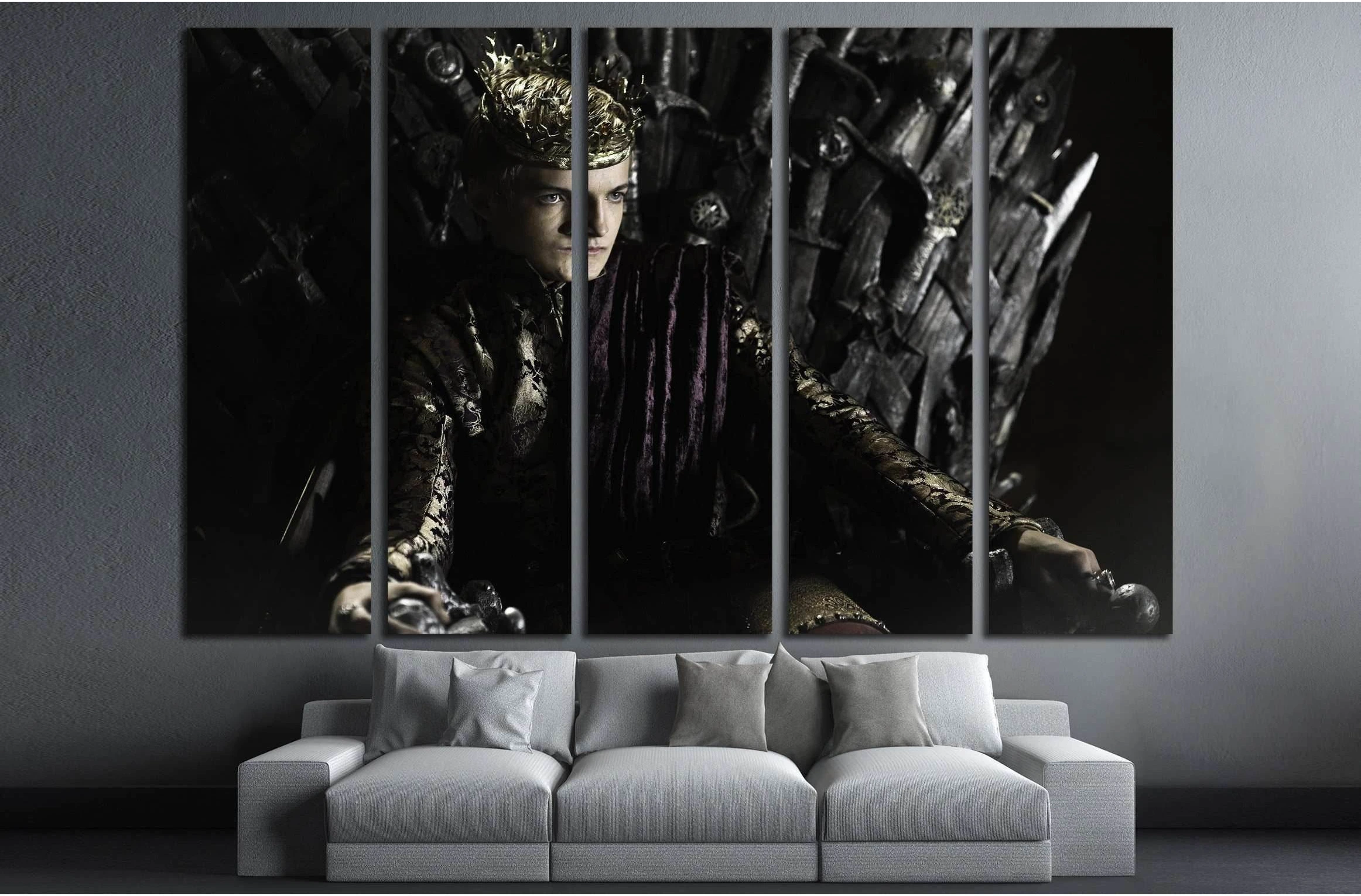 Joffrey Baratheon №3352 Ready to Hang Canvas Print - Zellart Canvas Prints ALL_Products, s-3352