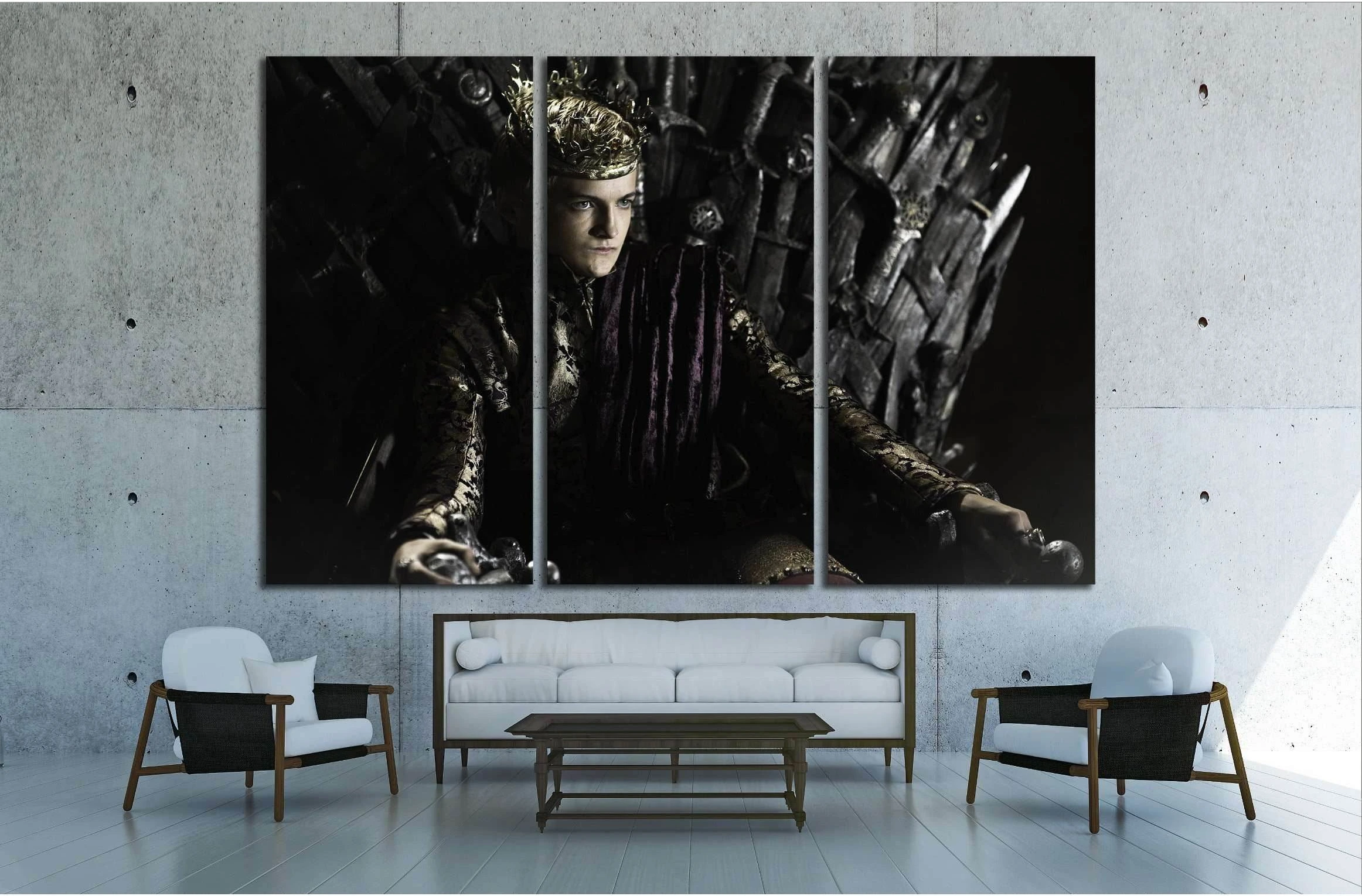 Joffrey Baratheon №3352 Ready to Hang Canvas Print - Zellart Canvas Prints ALL_Products, s-3352