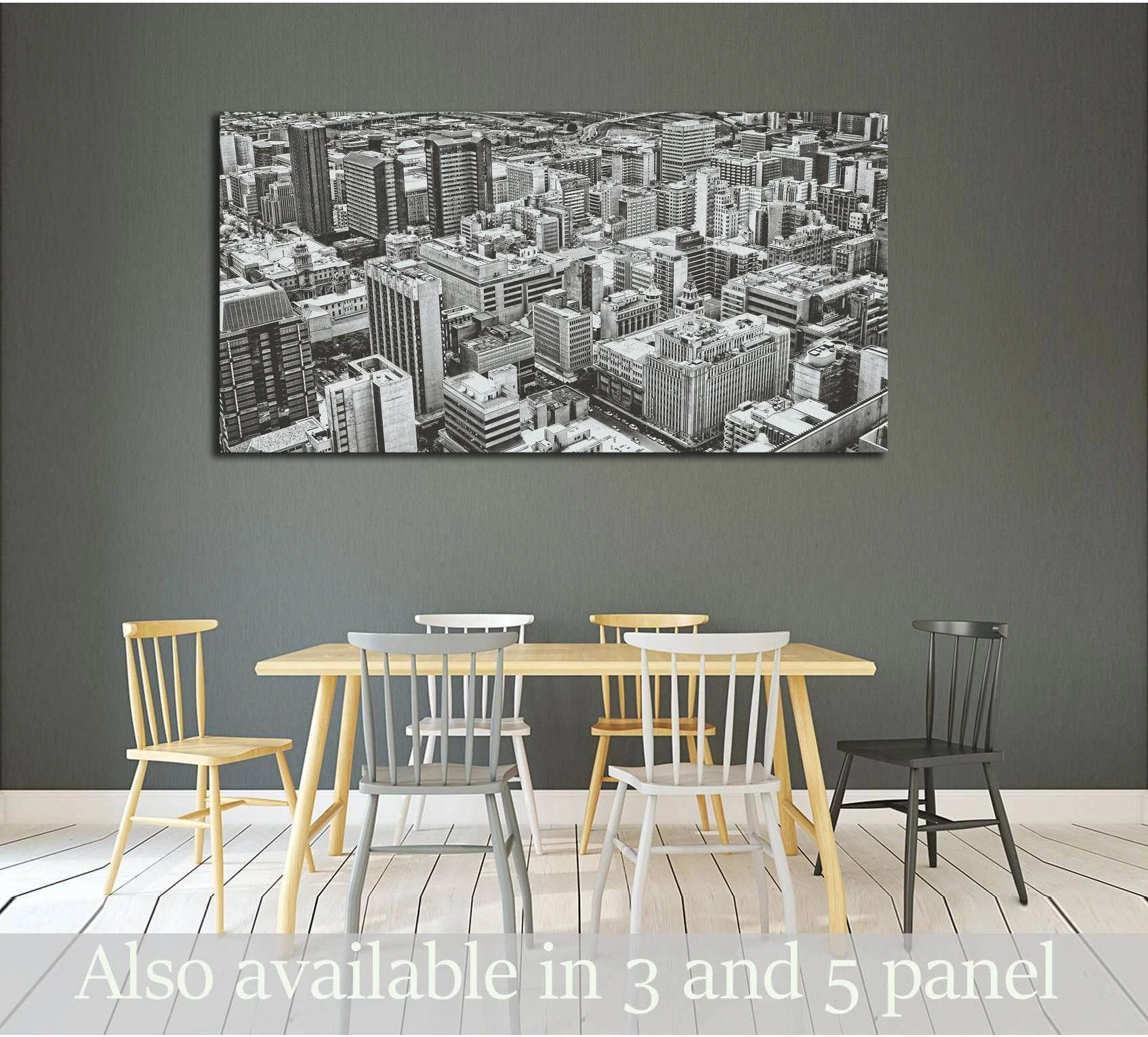 Johannesburg Central Business District has the most dense collection of skyscrapers in Africa №2945 Ready to Hang Canvas Print - Zellart Canvas Prints ALL_Products, s-2945