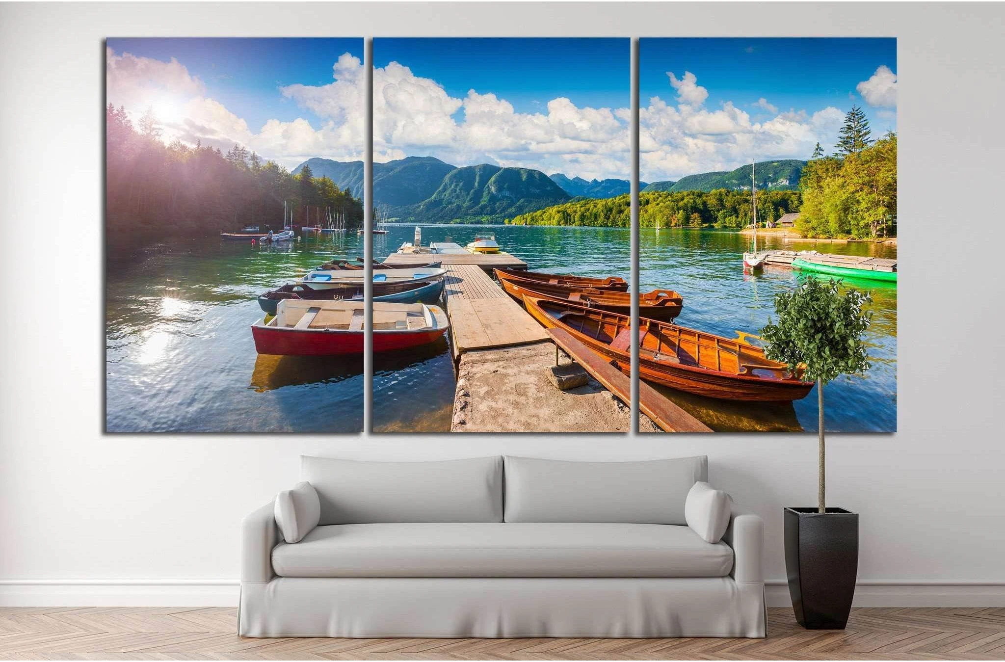 julian Alps, Slovenia №873 Ready to Hang Canvas Print - Zellart Canvas Prints ALL_Products, s-873