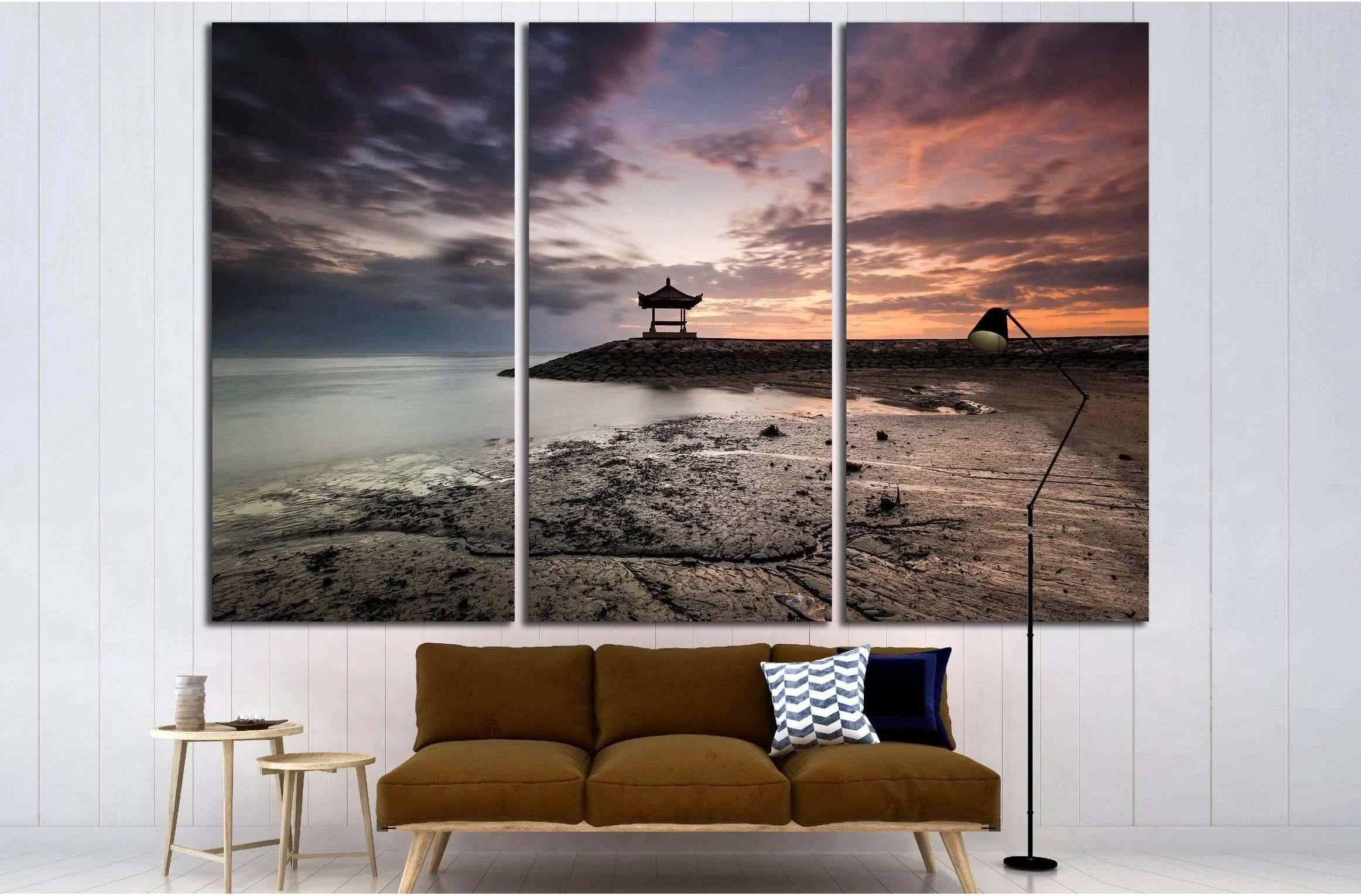 Karang beach, Sanur in Bali, Indonesia №3203 Ready to Hang Canvas Print - Zellart Canvas Prints ALL_Products, s-3203